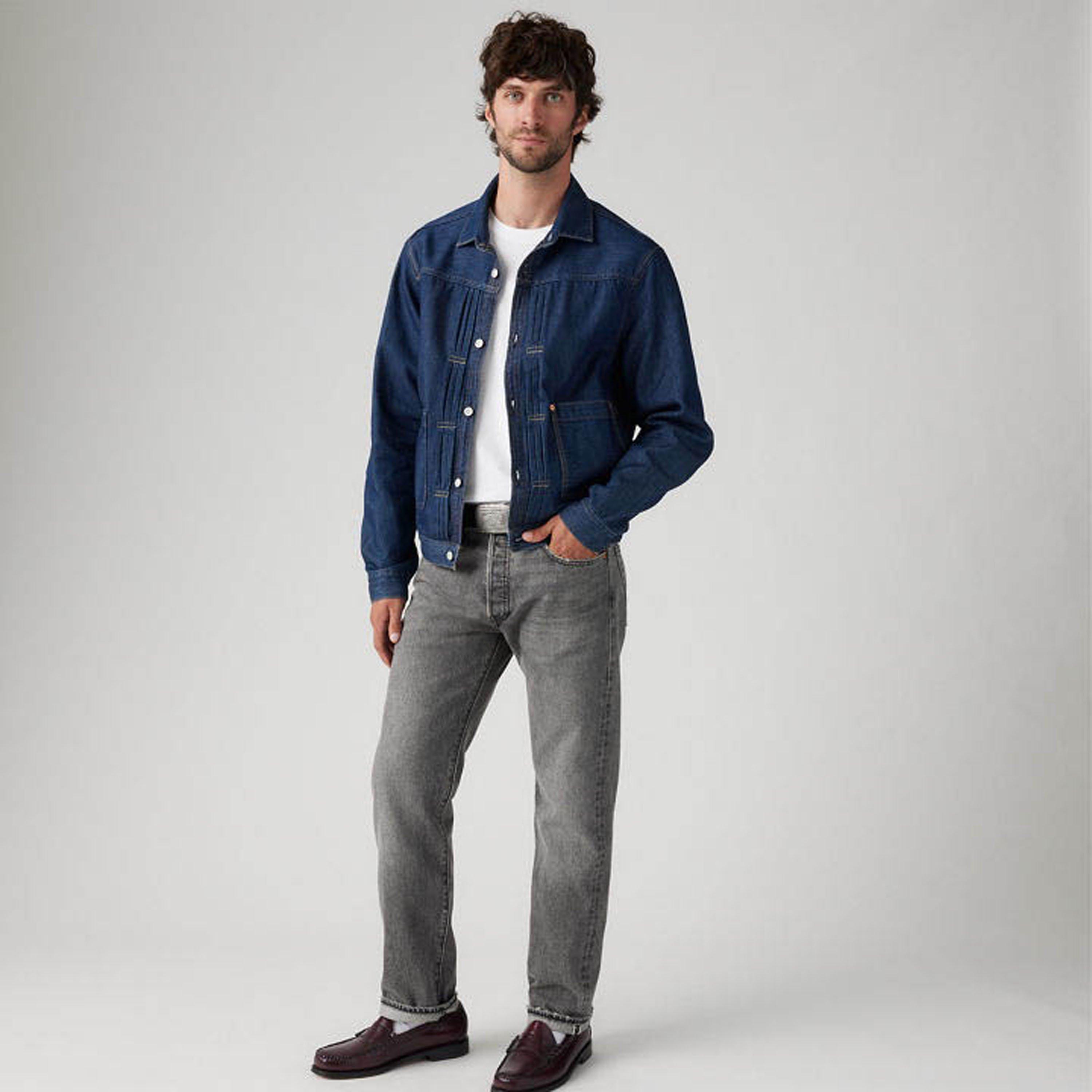 BLACK ASH SELV - Levis - Levis 501 Original Selvedge Jeans - 5