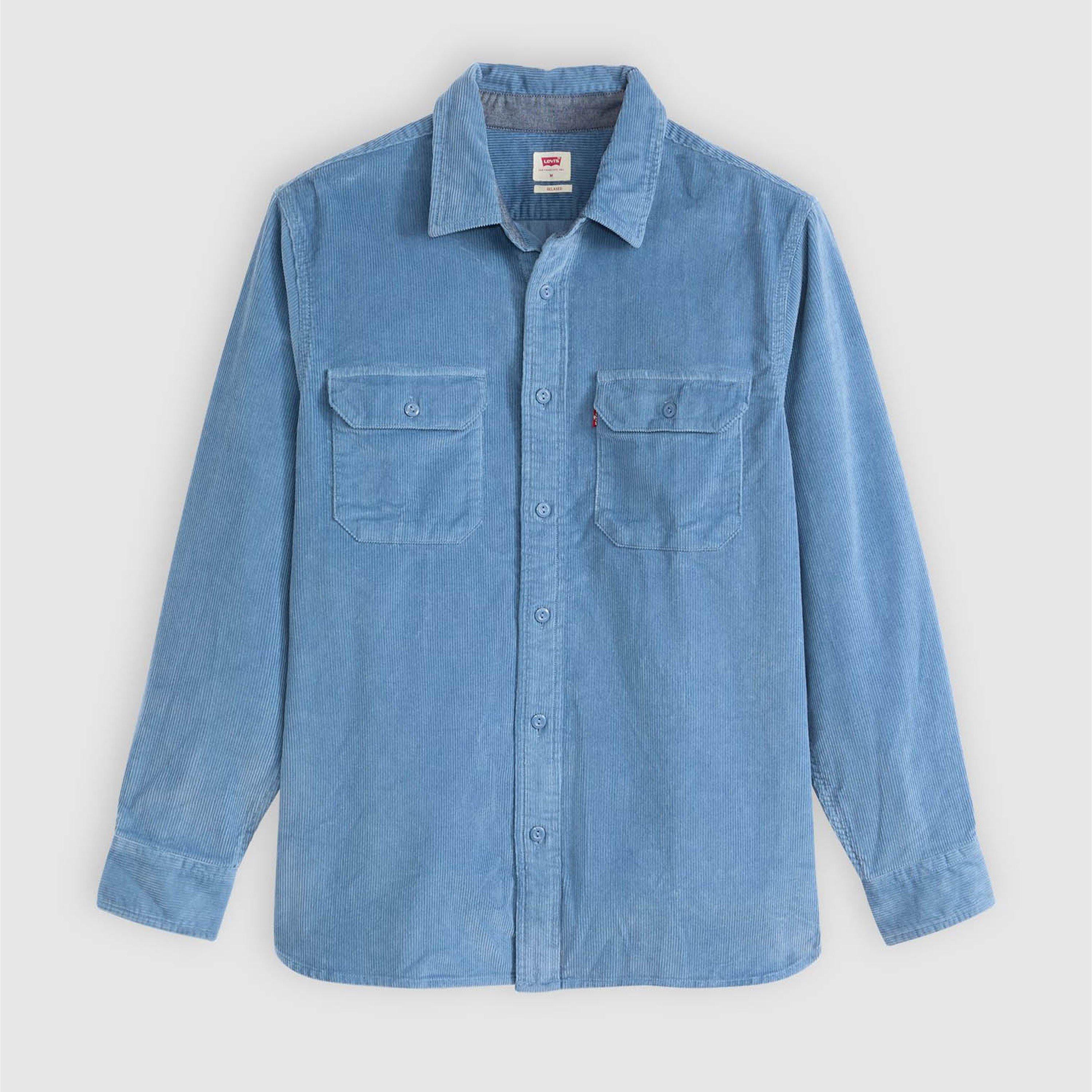 Levis Men's Classic Worker Corduroy Shirt - Sunset Blue - S