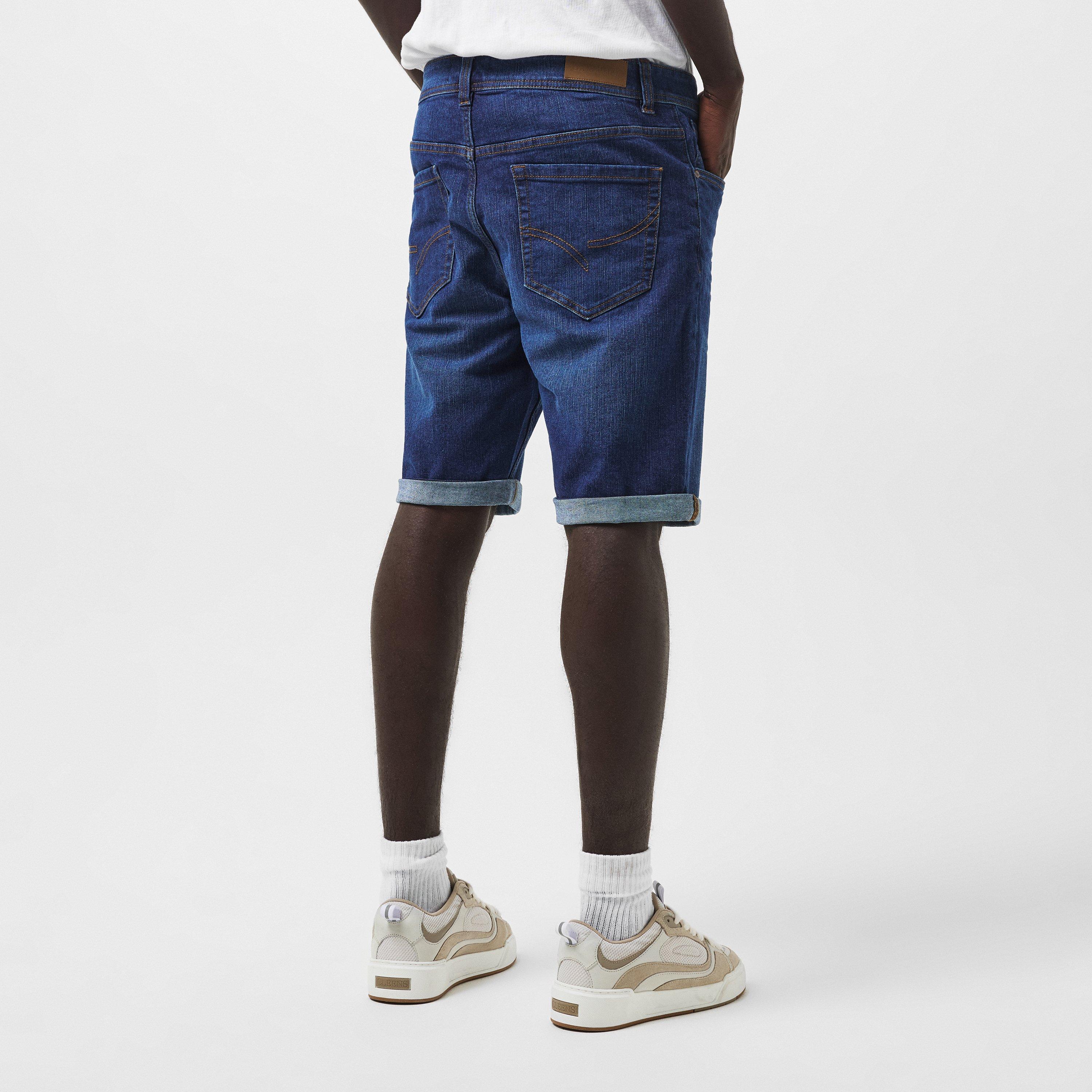 Middenblauwe wassing - Threadbare - Edmonton Short Sn54 - 4