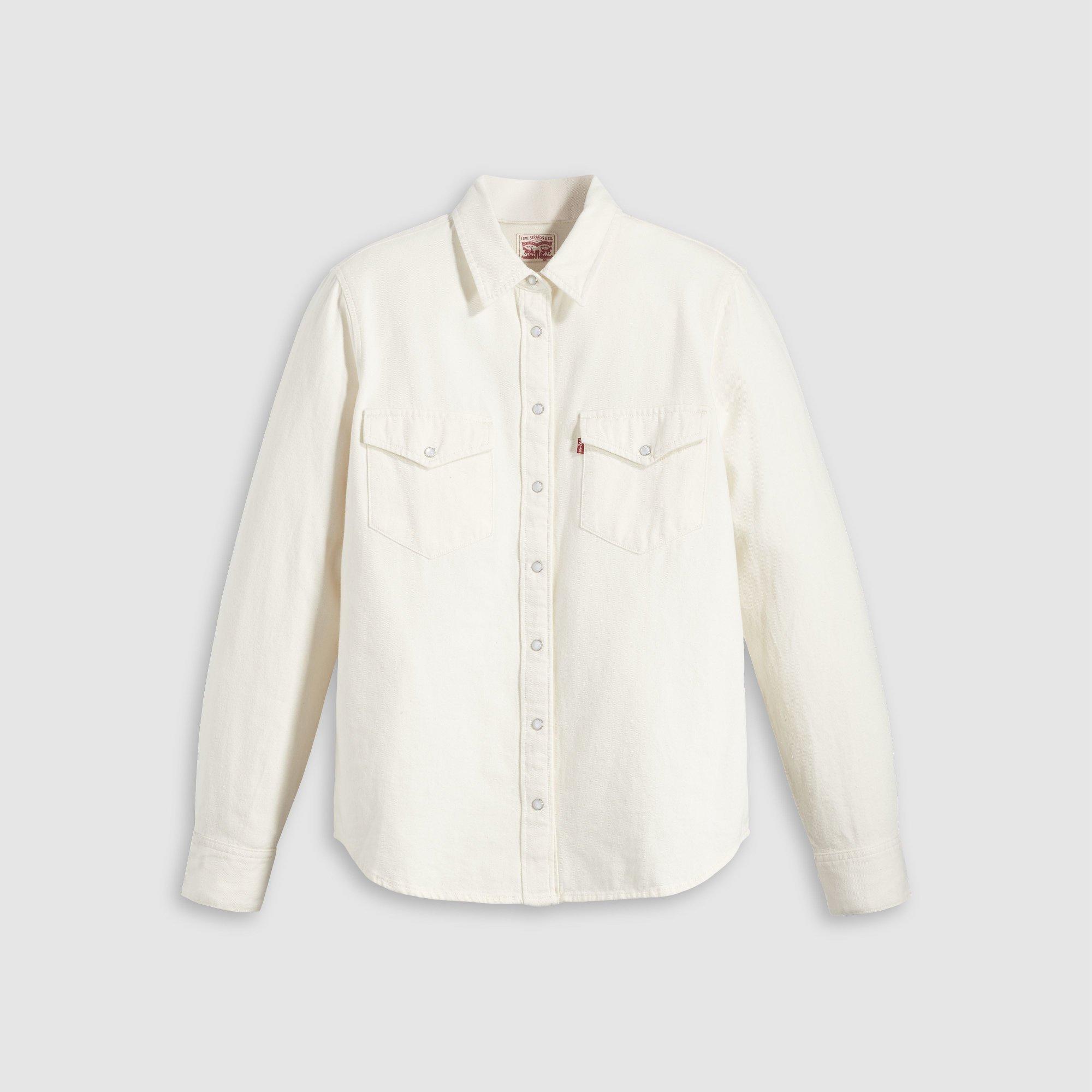 Levis Women's Iconic Western Ecru Crew 4 - 8 (XS)