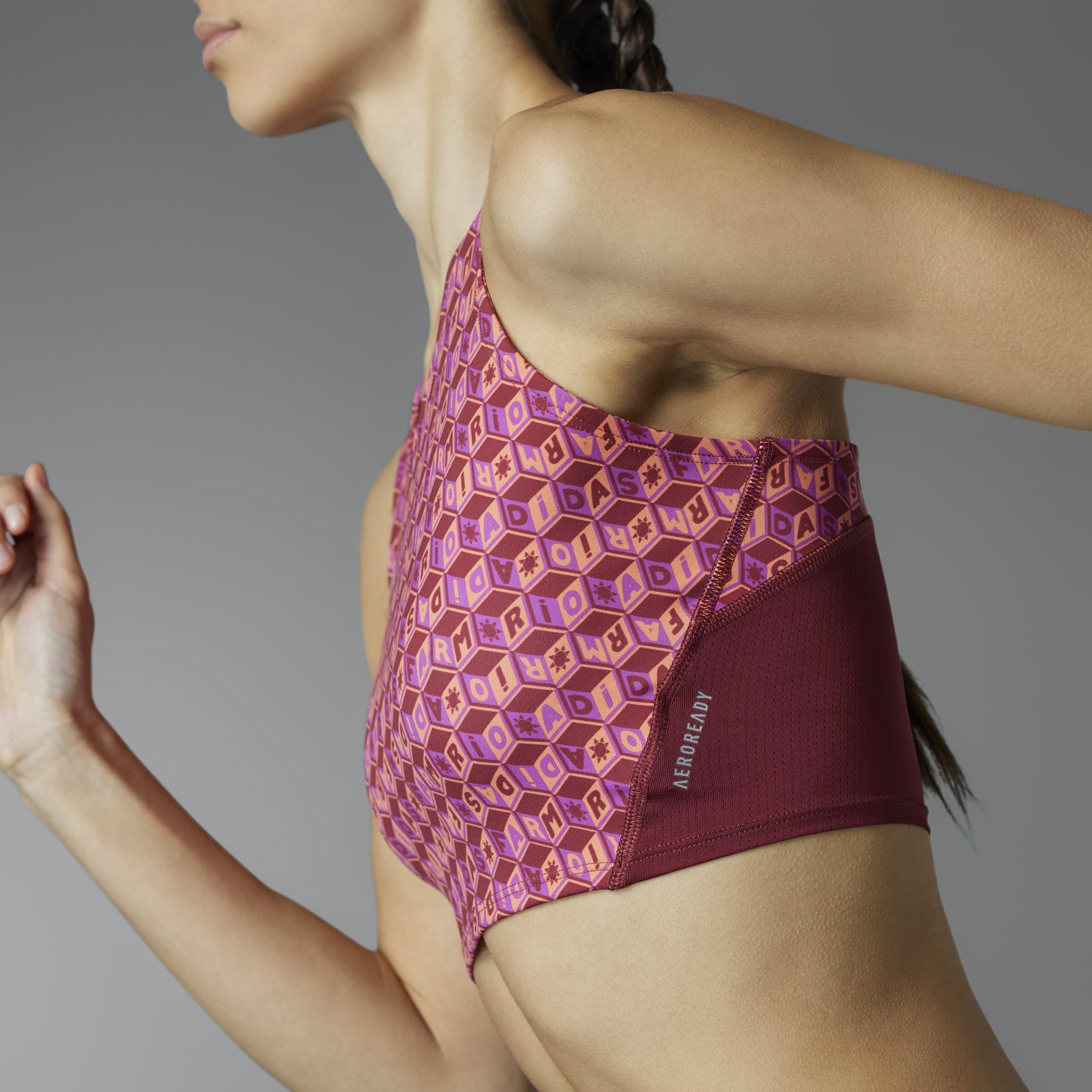 Edles Kastanienbraun - adidas - Adizero X Farm Crop Top Womens - 11