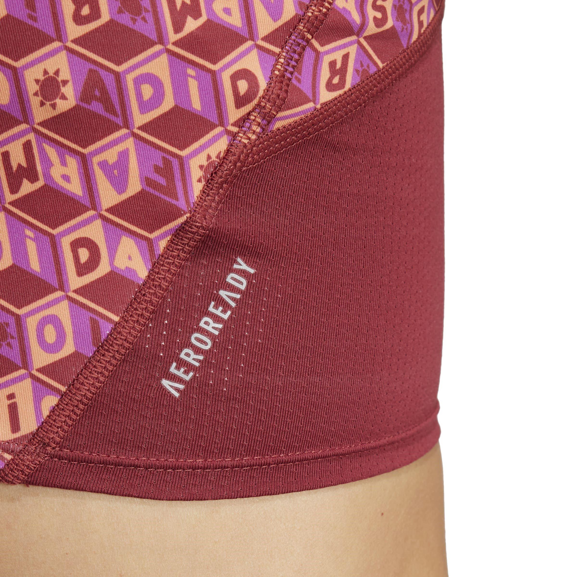 Edles Kastanienbraun - adidas - Adizero X Farm Crop Top Womens - 6