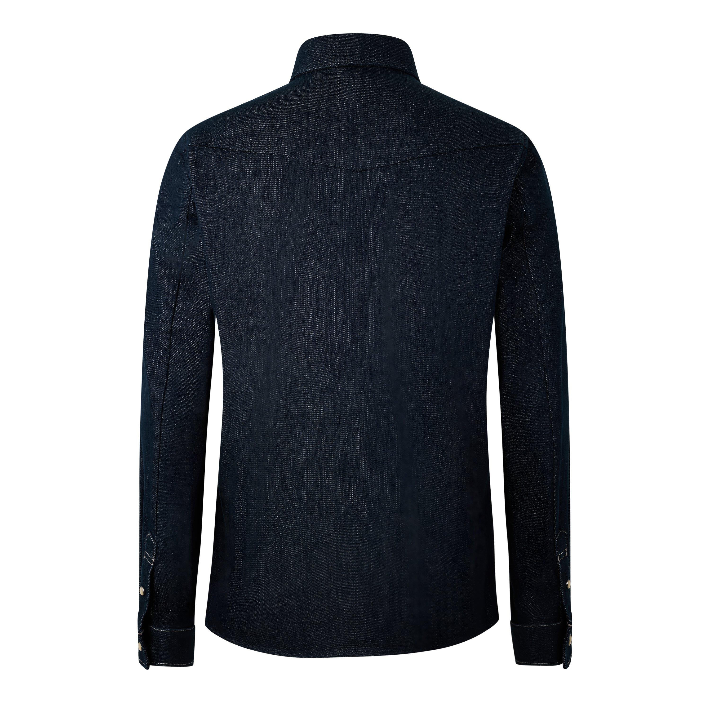 Navy 76C - Moncler - Moncler Denim Shirt Sn64 - 2