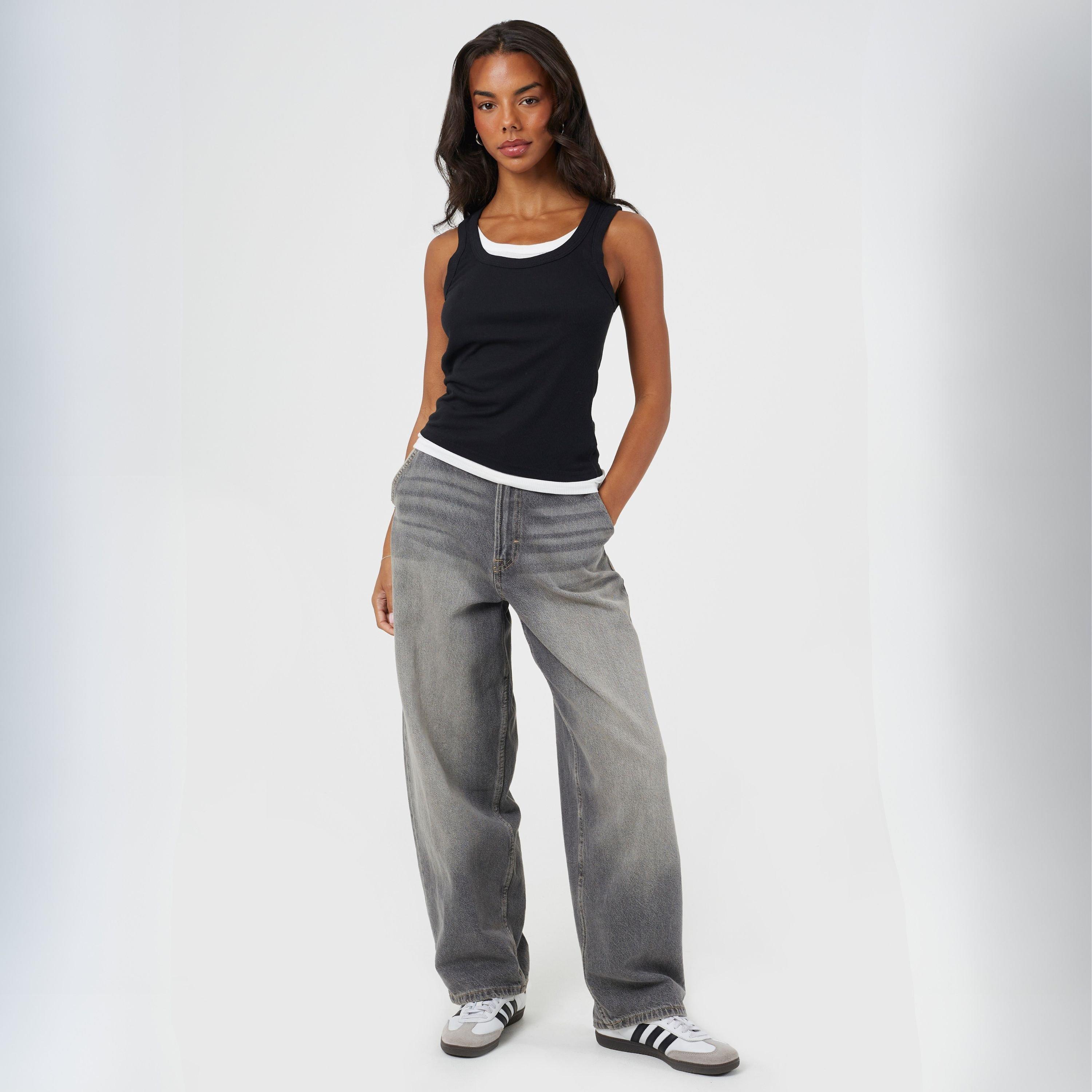 Black - Brave Soul - BS Womens Double Layer Vest - 4