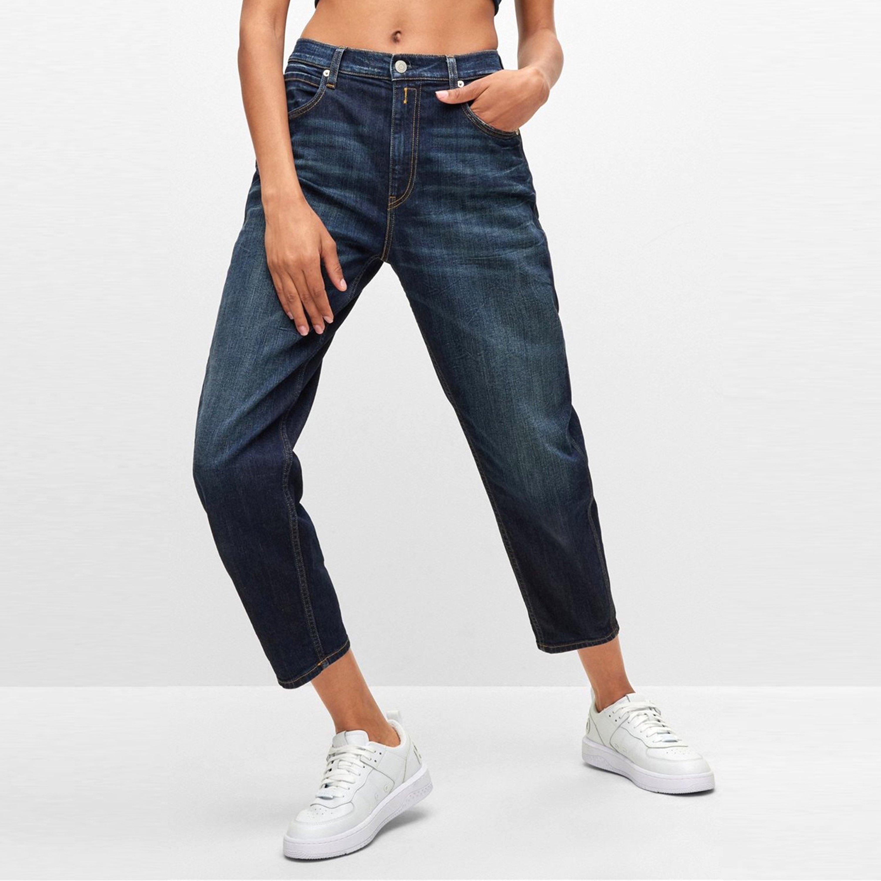 Black - Hugo - Women's Keida Straight Leg Jeans - 2