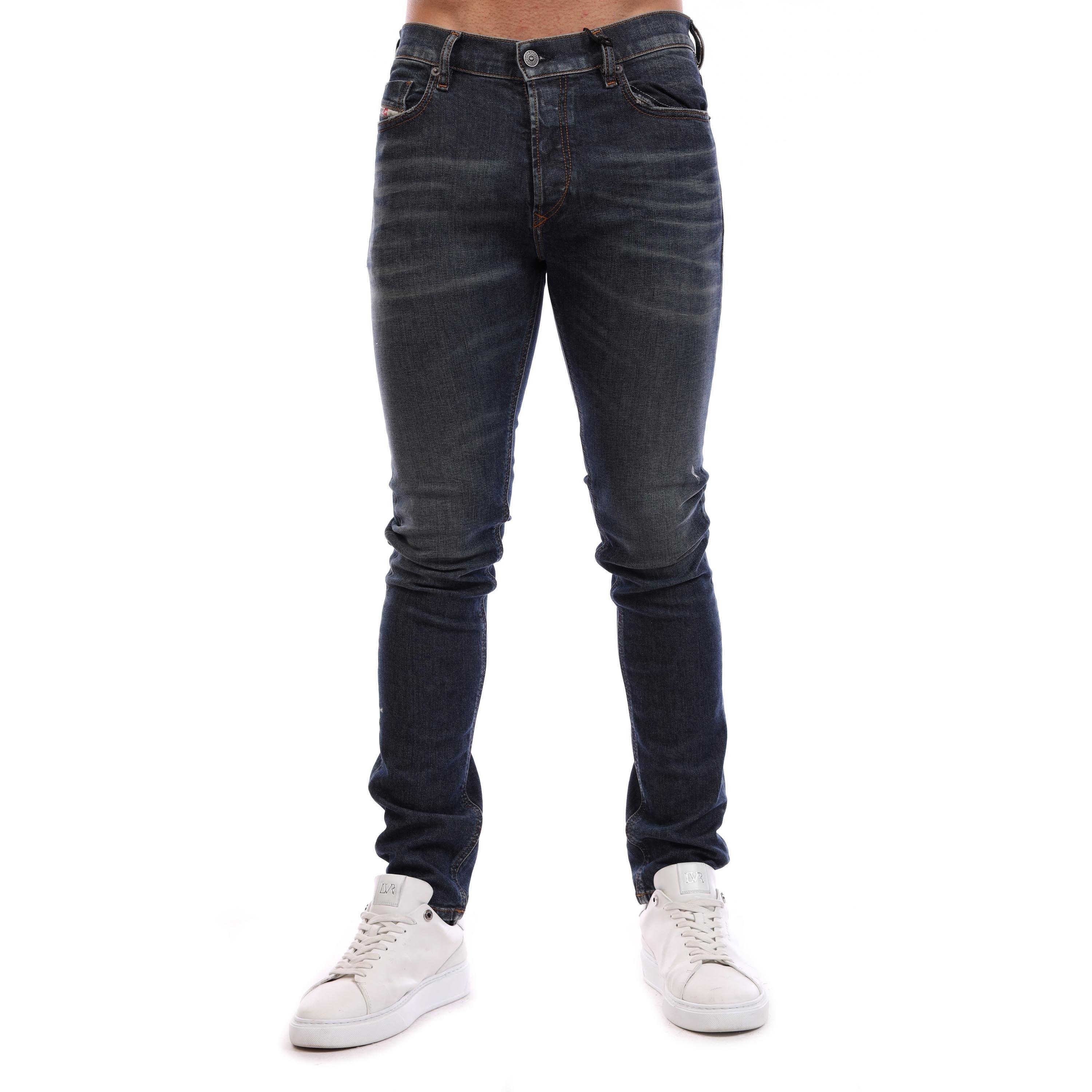 Blue Denim - Diesel - Men's Straight Leg Jeans - 3
