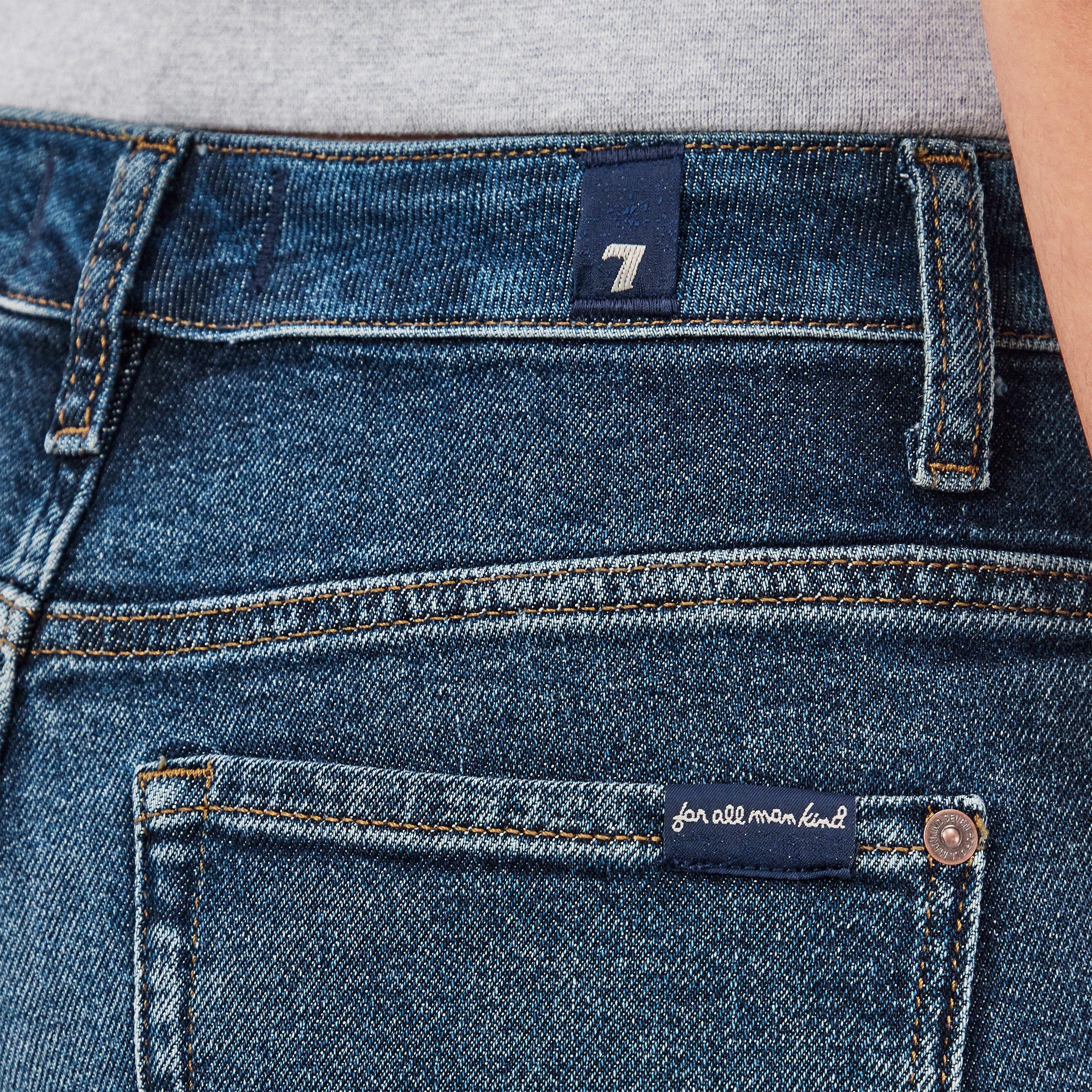 Dark Blue - 7 For All Mankind - Women's Calie Straight Leg Jeans - 5