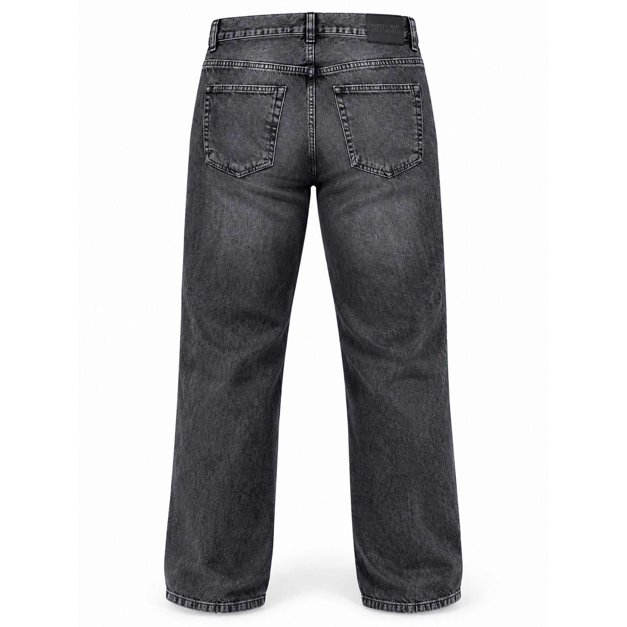 Grey Wash - Pretty Boy Ugly World - PBUW Loose Relax Jea Sn71 - 2