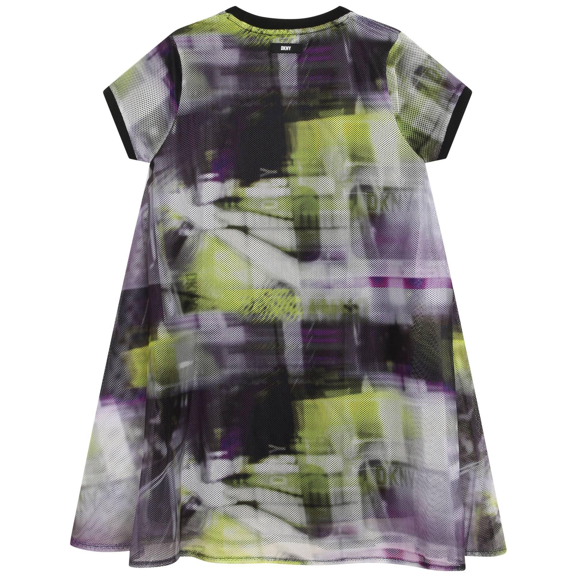 Purple Grn W56 - DKNY - Kids' Jersey Dress - 2