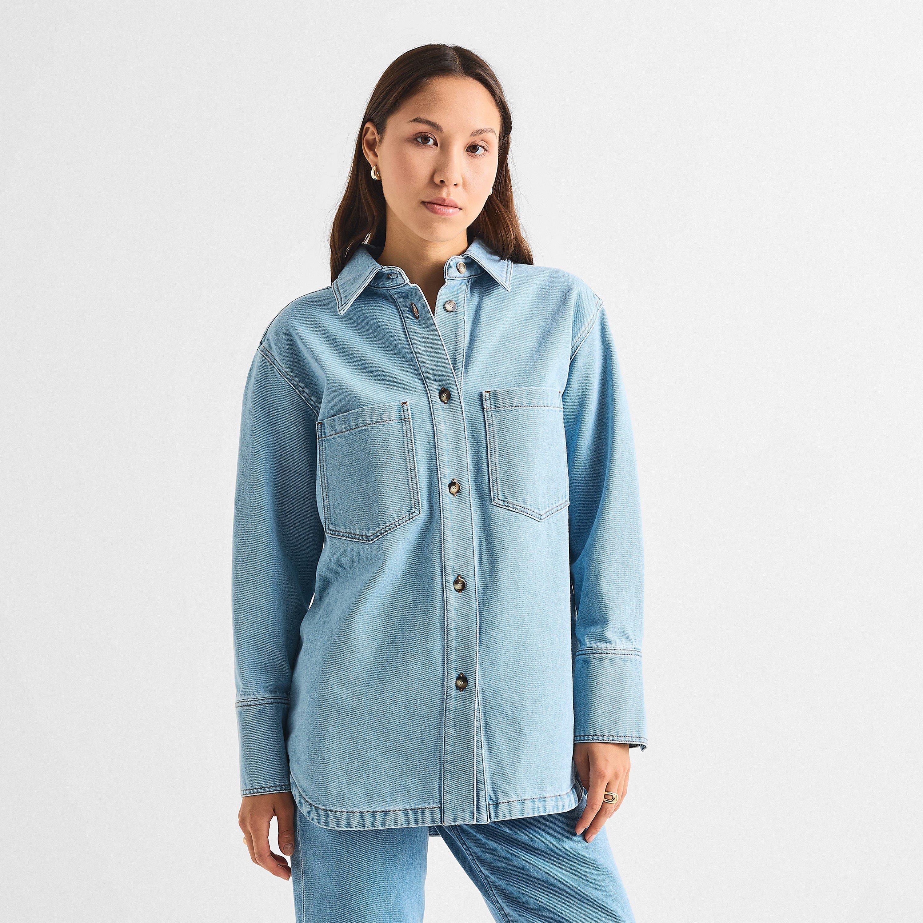 Ice Blue 1457 - Joseph - Joseph Idar Dnm Shrt Ld61 - 3
