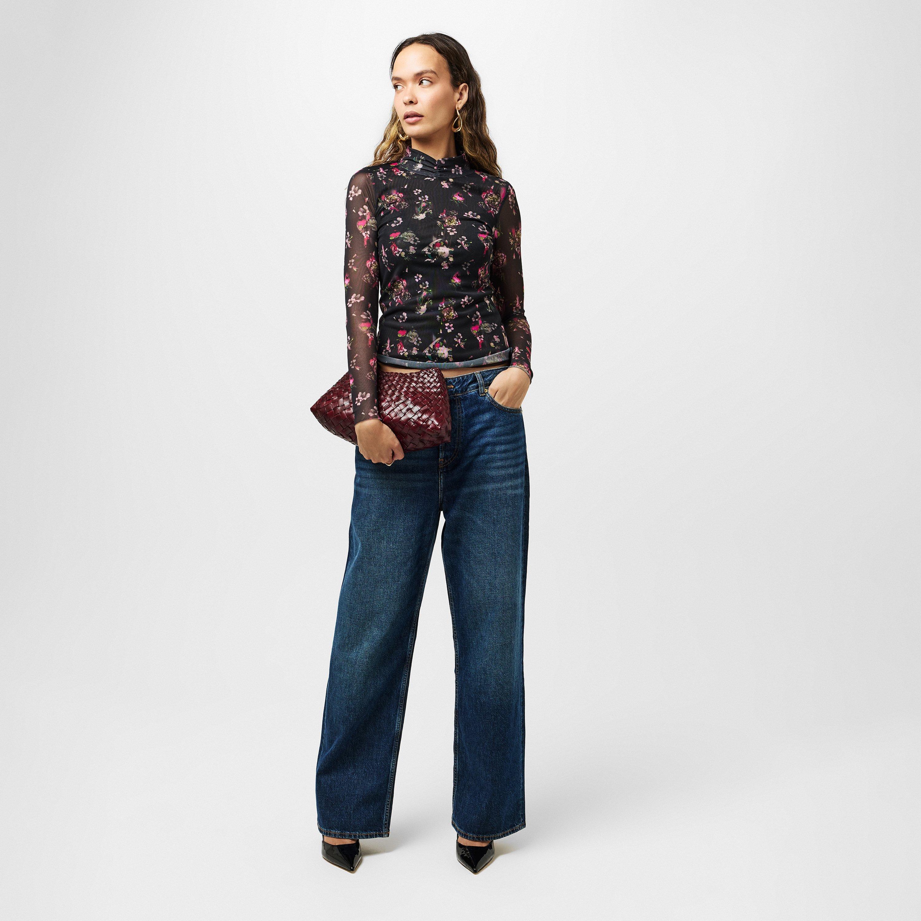 Schwarz - Ted Baker - High Neck Print Ld99 - 6