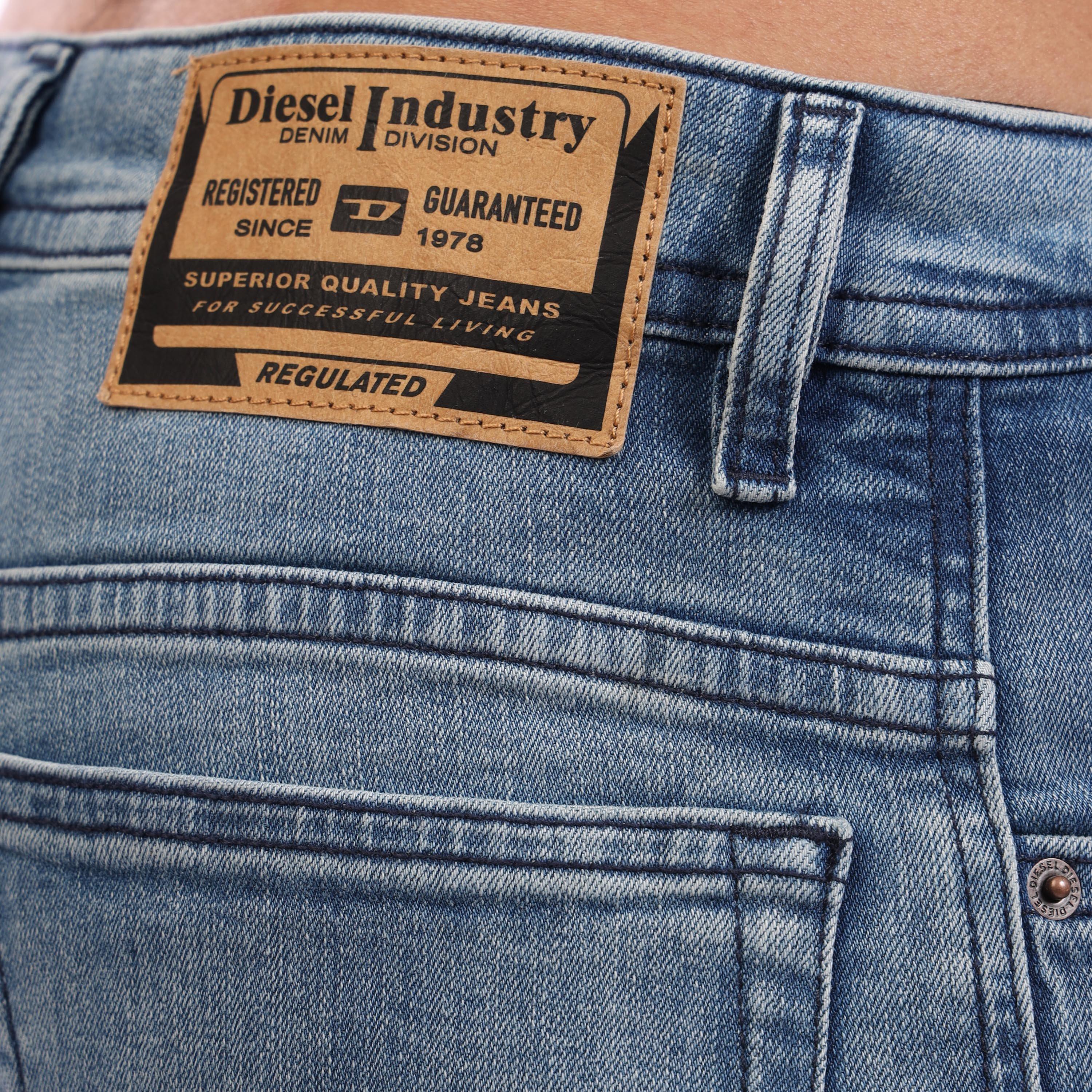 Blue Denim - Diesel - Men's Straight Leg Jeans - 3