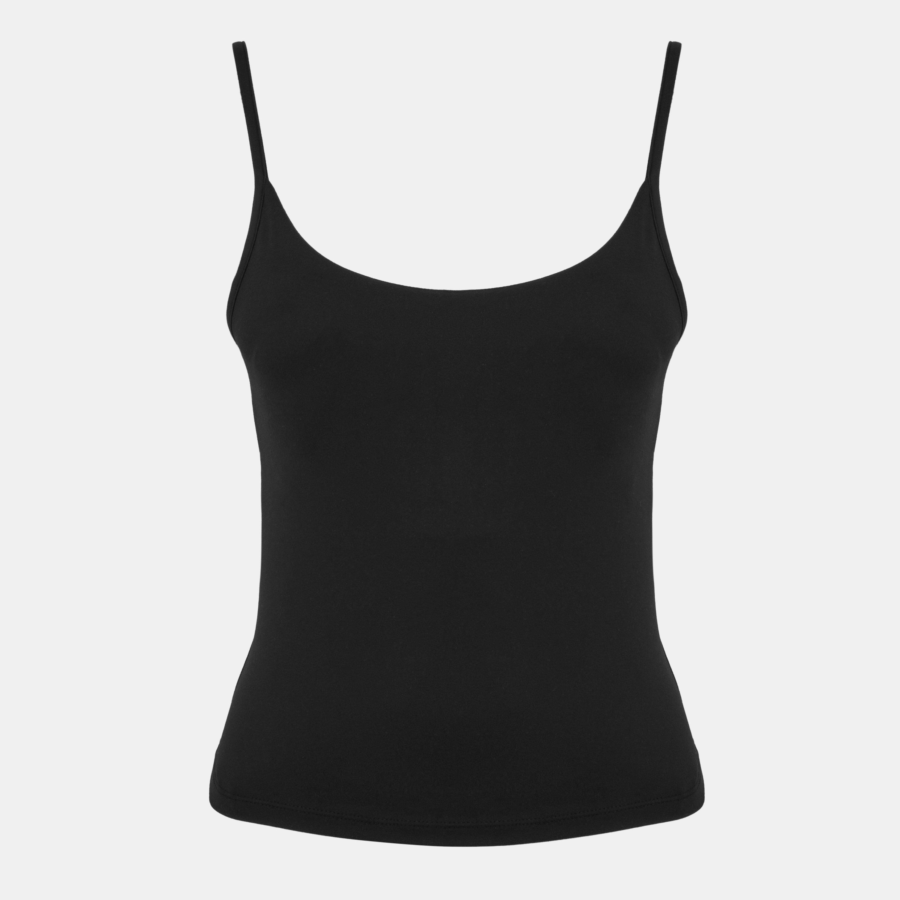 Represent Women's Built-In Bra Four-Way Stretch Crop Top - Jet Black - Size 10 (S)