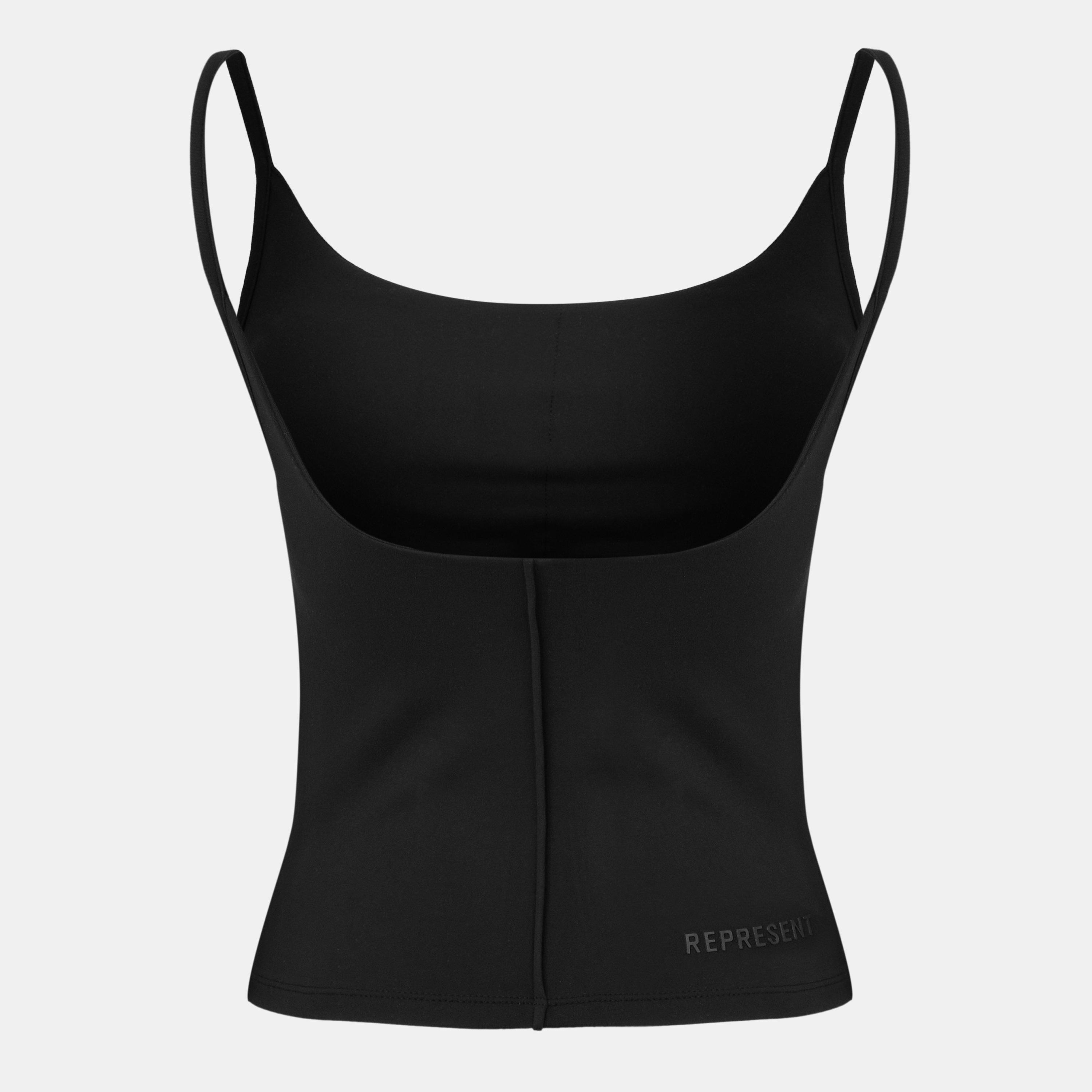 Jet Black - Represent - Women's Cami Top with Built-in Bra - 2