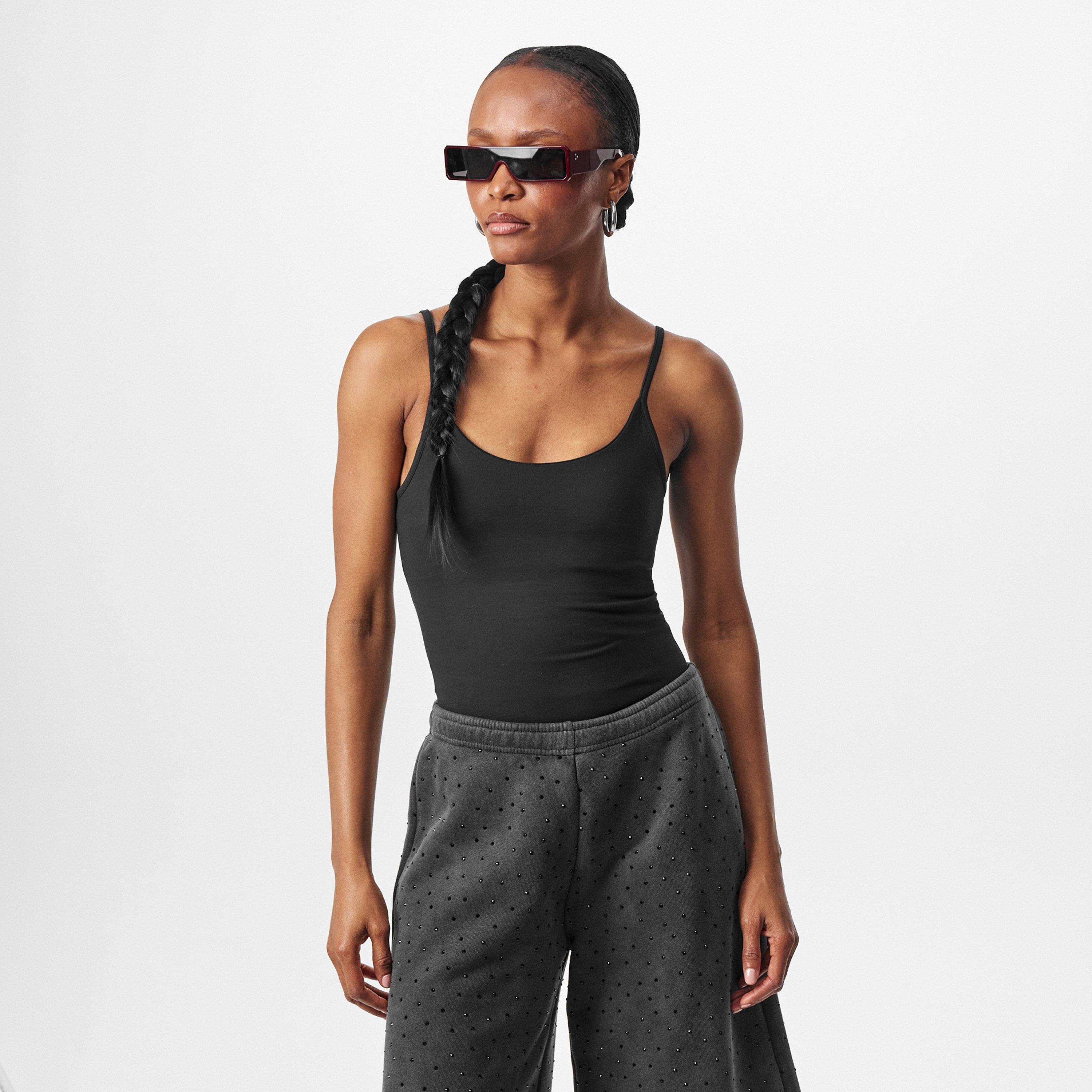 Jet Black - Represent - Women's Cami Top with Built-in Bra - 3