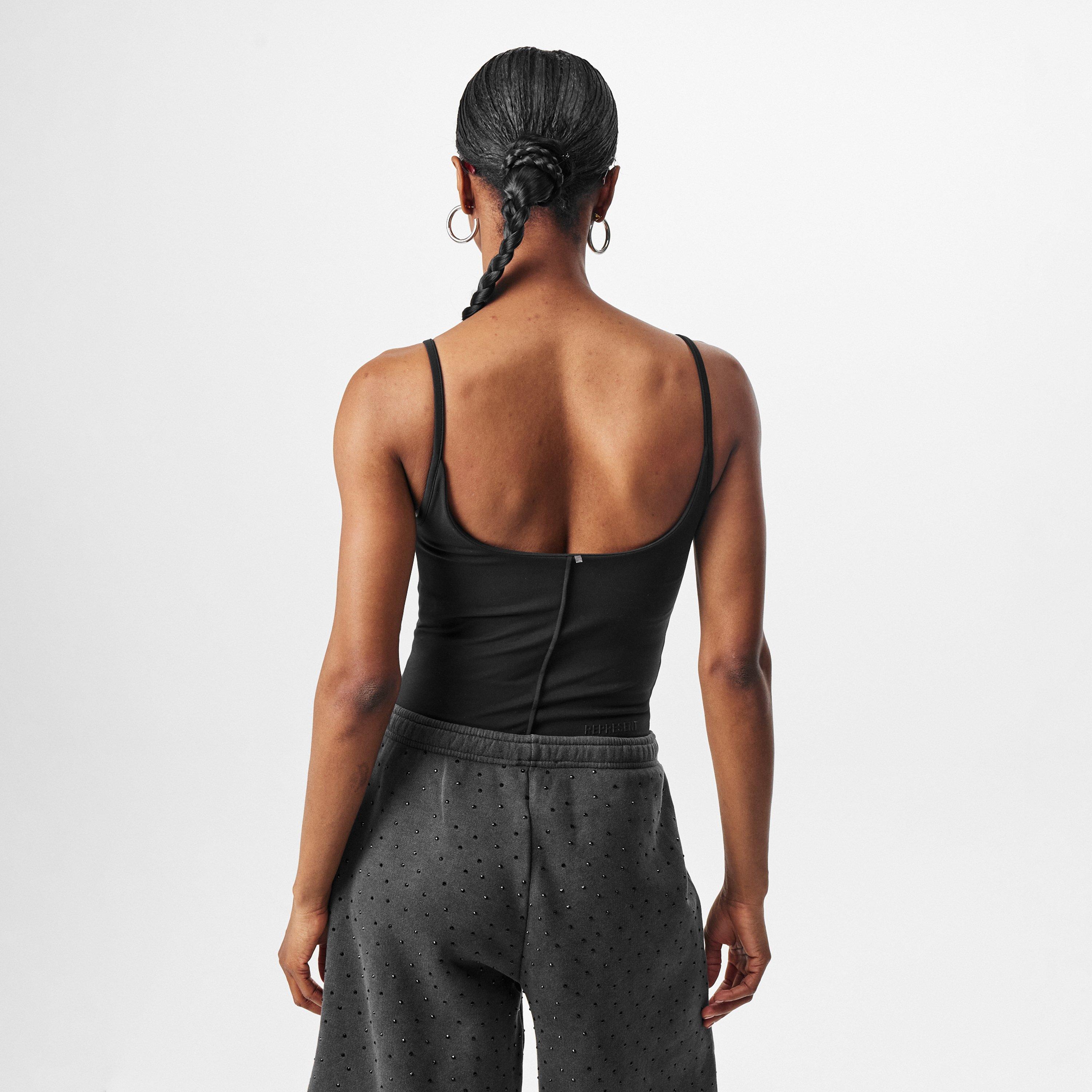 Jet Black - Represent - Women's Cami Top with Built-in Bra - 4