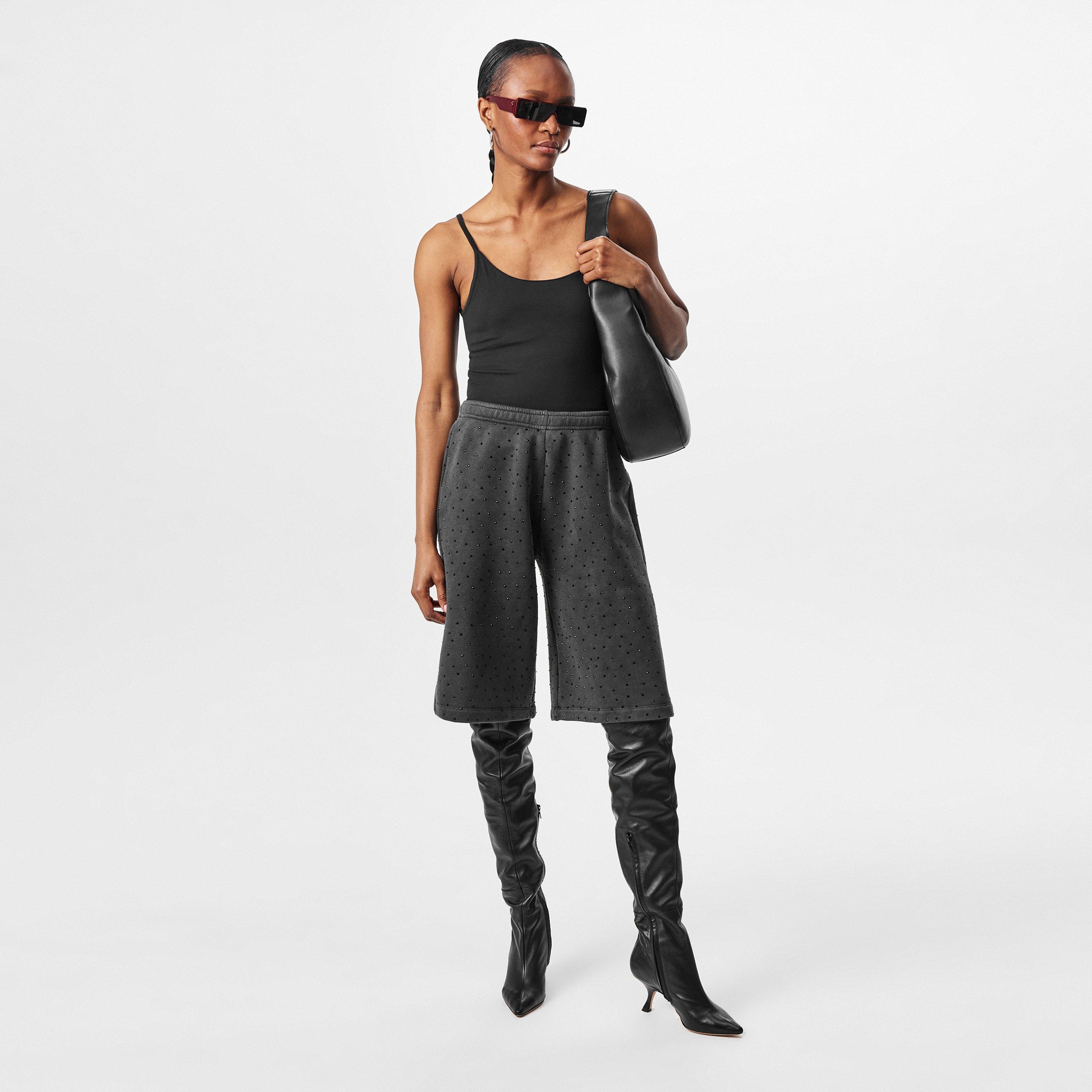 Jet Black - Represent - Women's Cami Top with Built-in Bra - 6