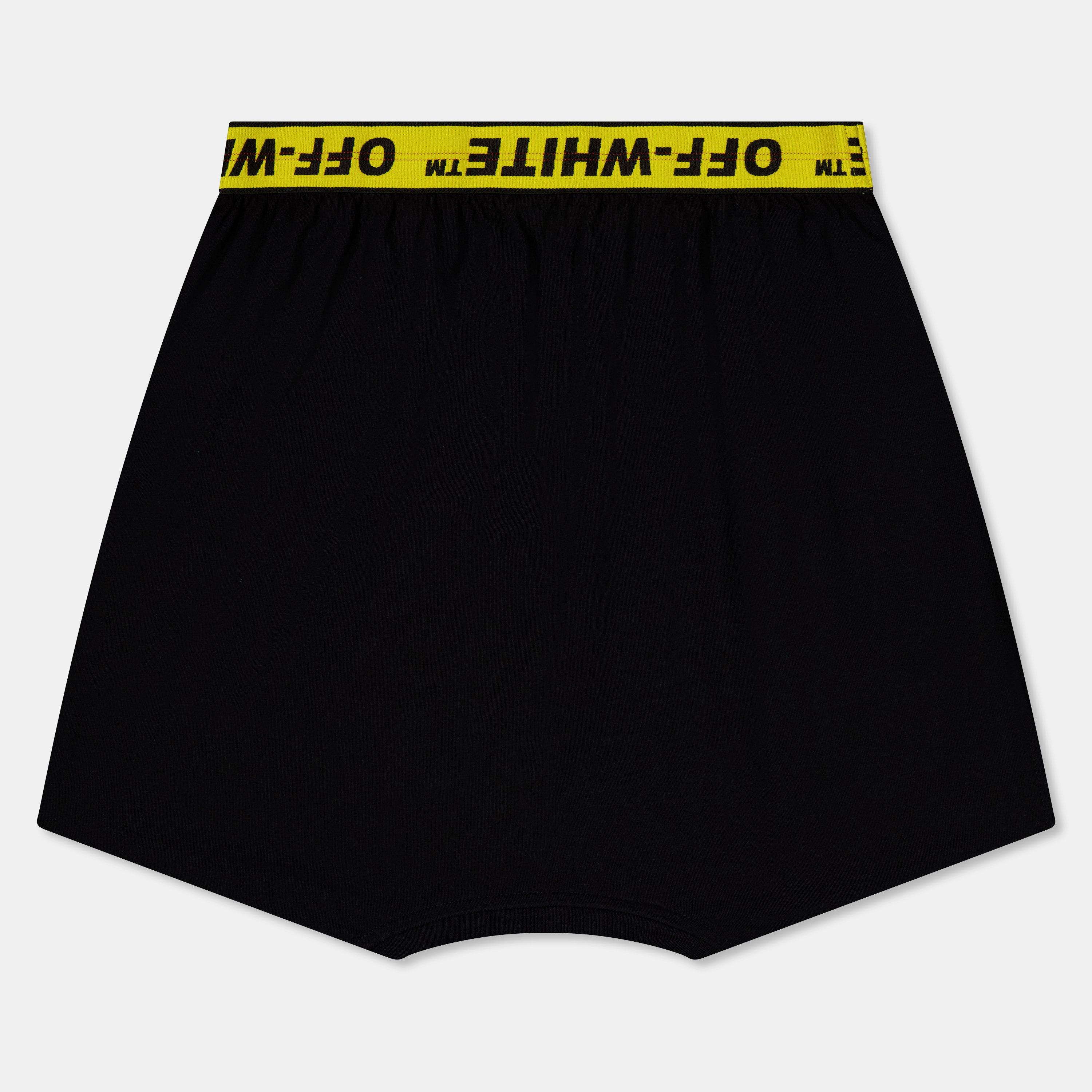 Black - Off White - Kids Cropped T-Shirt, Cropped Design - 2