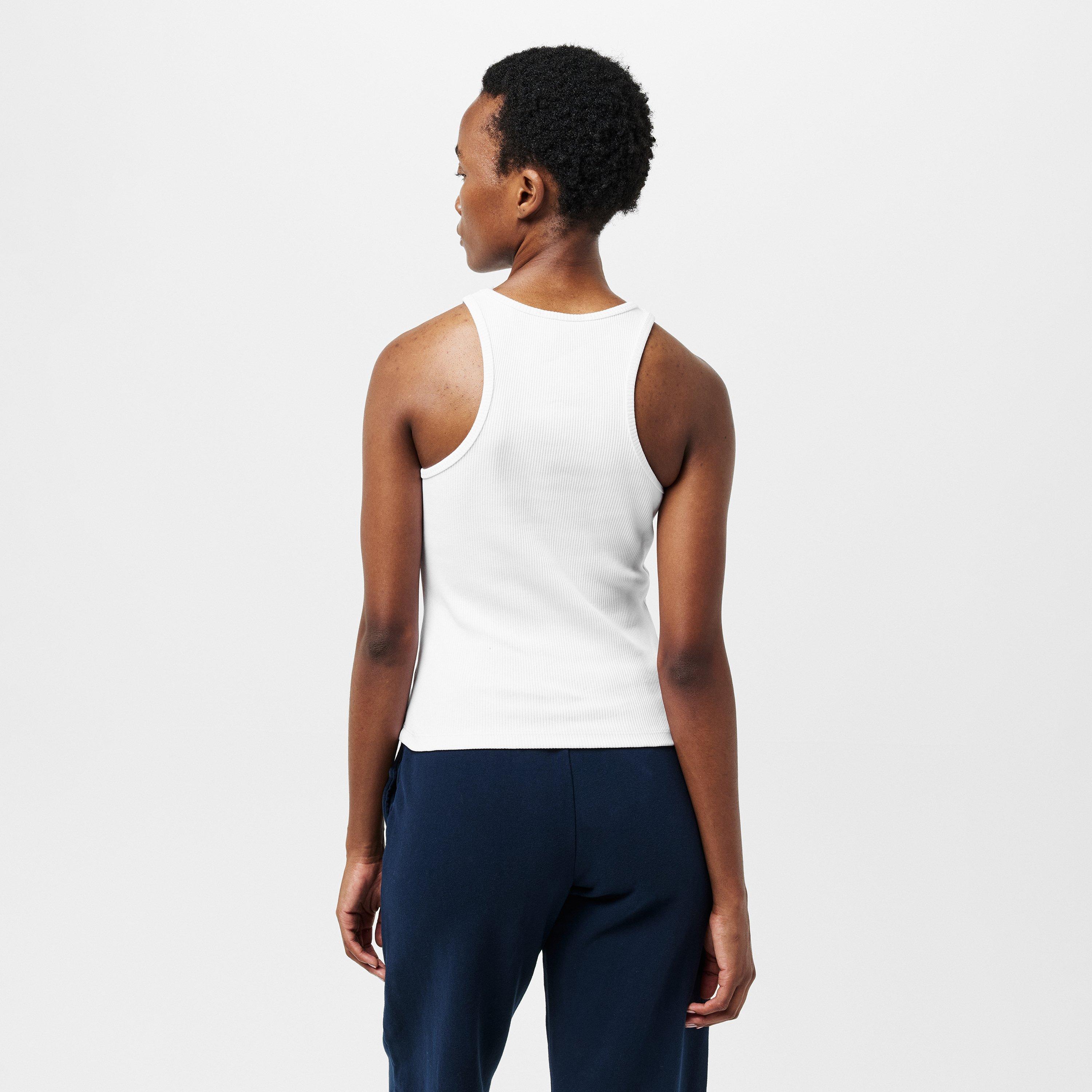 White - 4th and Reckless - Women's Sleeveless Tank Vest - 4