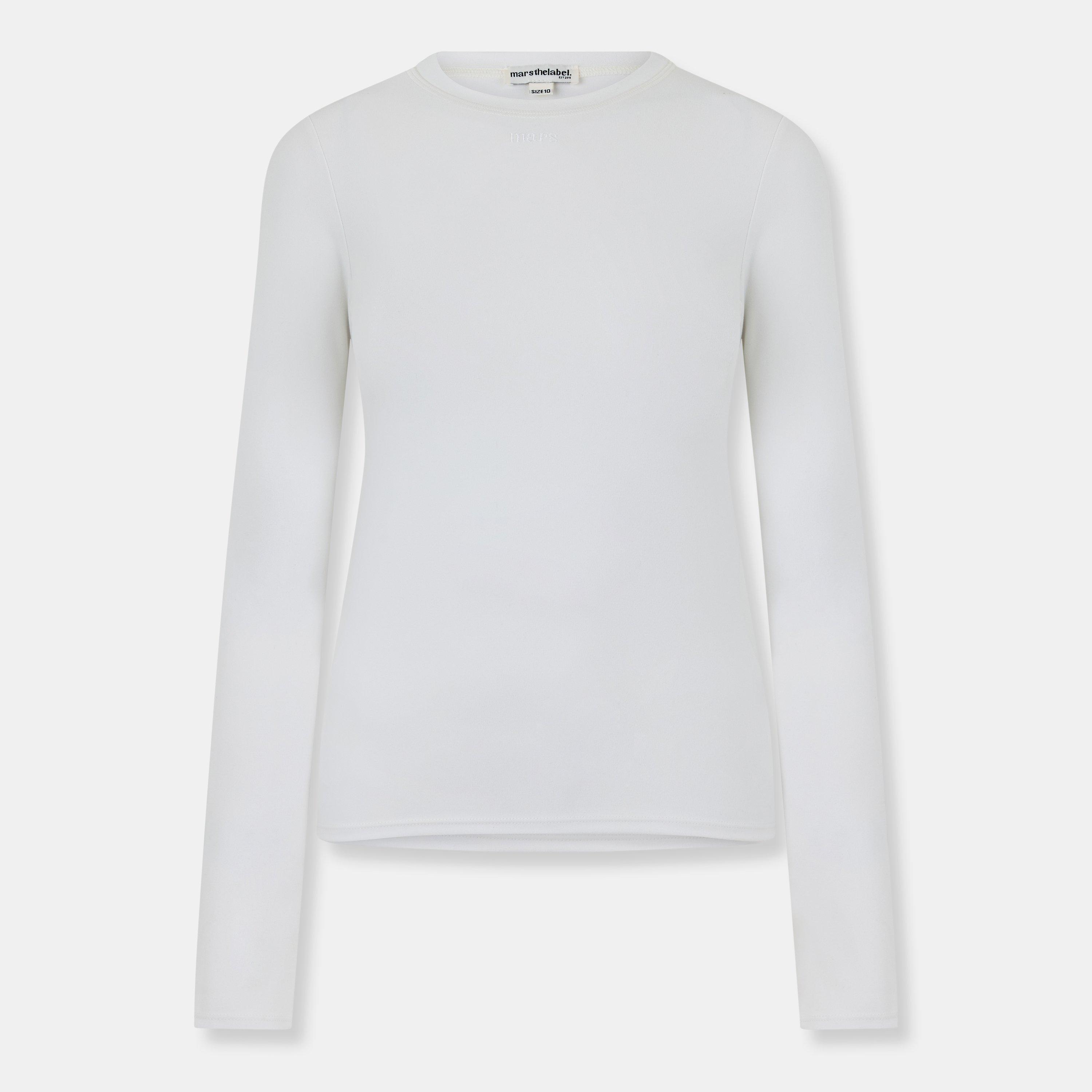 Stone - Mars The Label - Womens Sculpt Long Sleeve Tee - 1