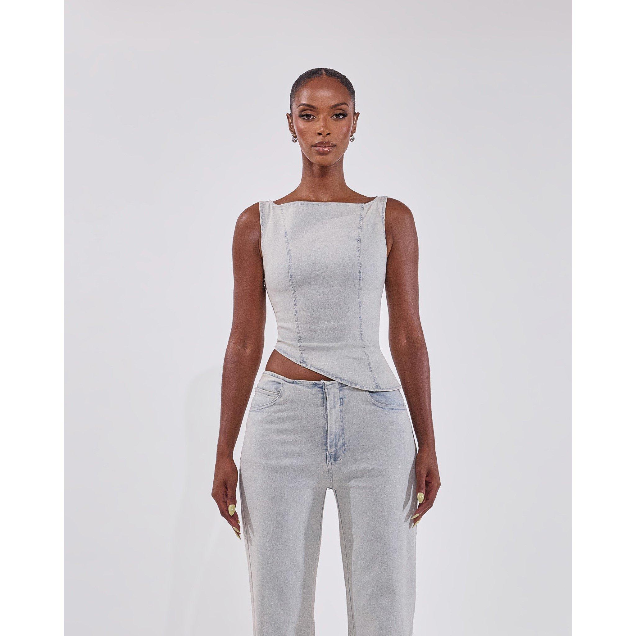 Light Blue - Mars The Label - Mika Top - 3