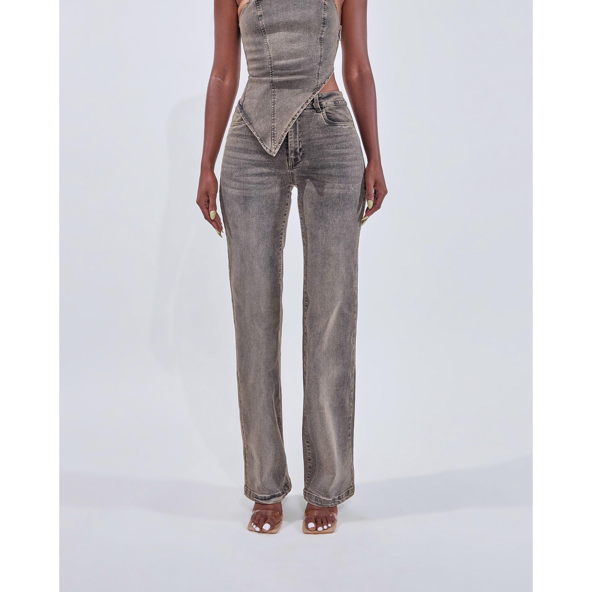 Fade Wash - Mars The Label - Women's Cindy Straight Leg Jeans - 3