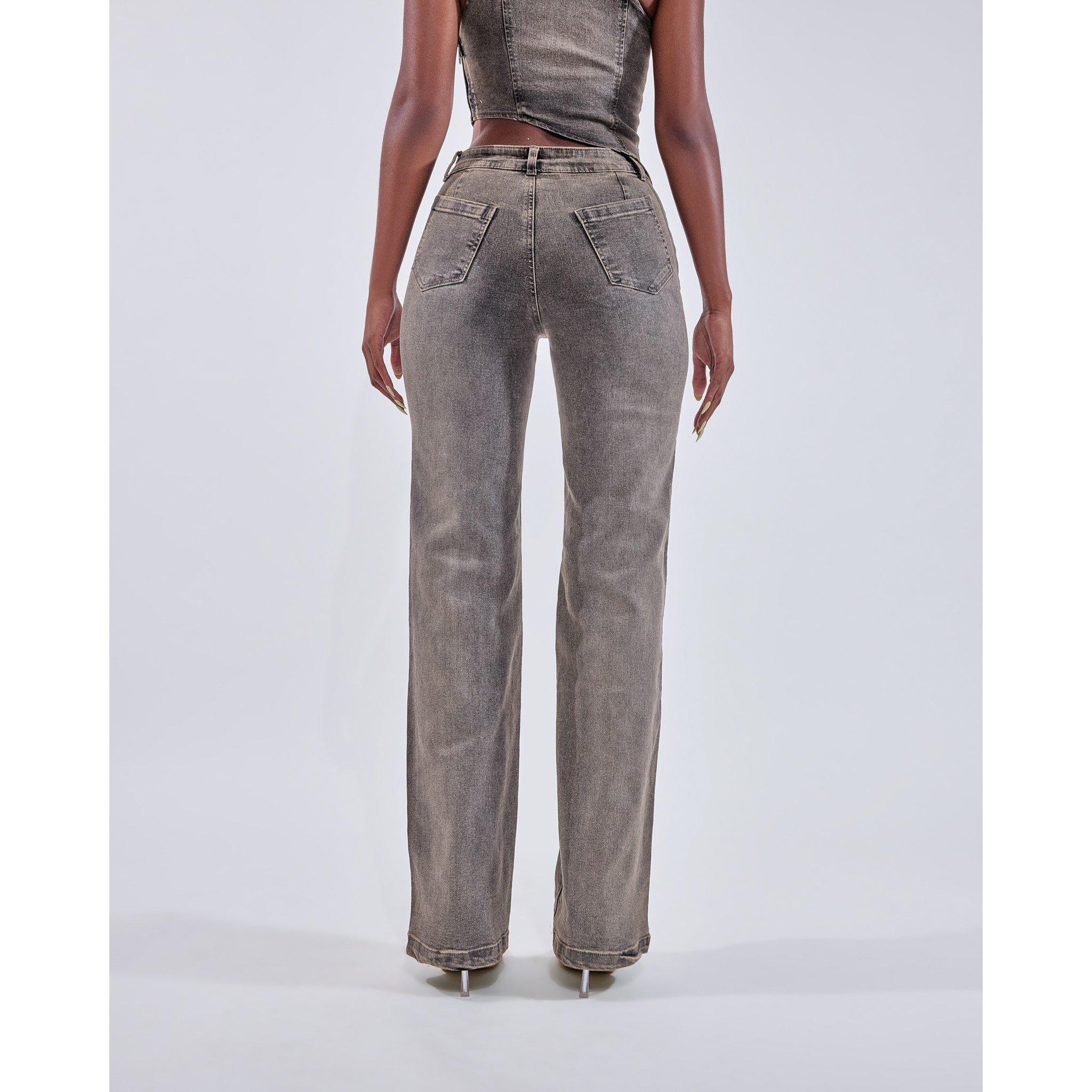 Fade Wash - Mars The Label - Women's Cindy Straight Leg Jeans - 4