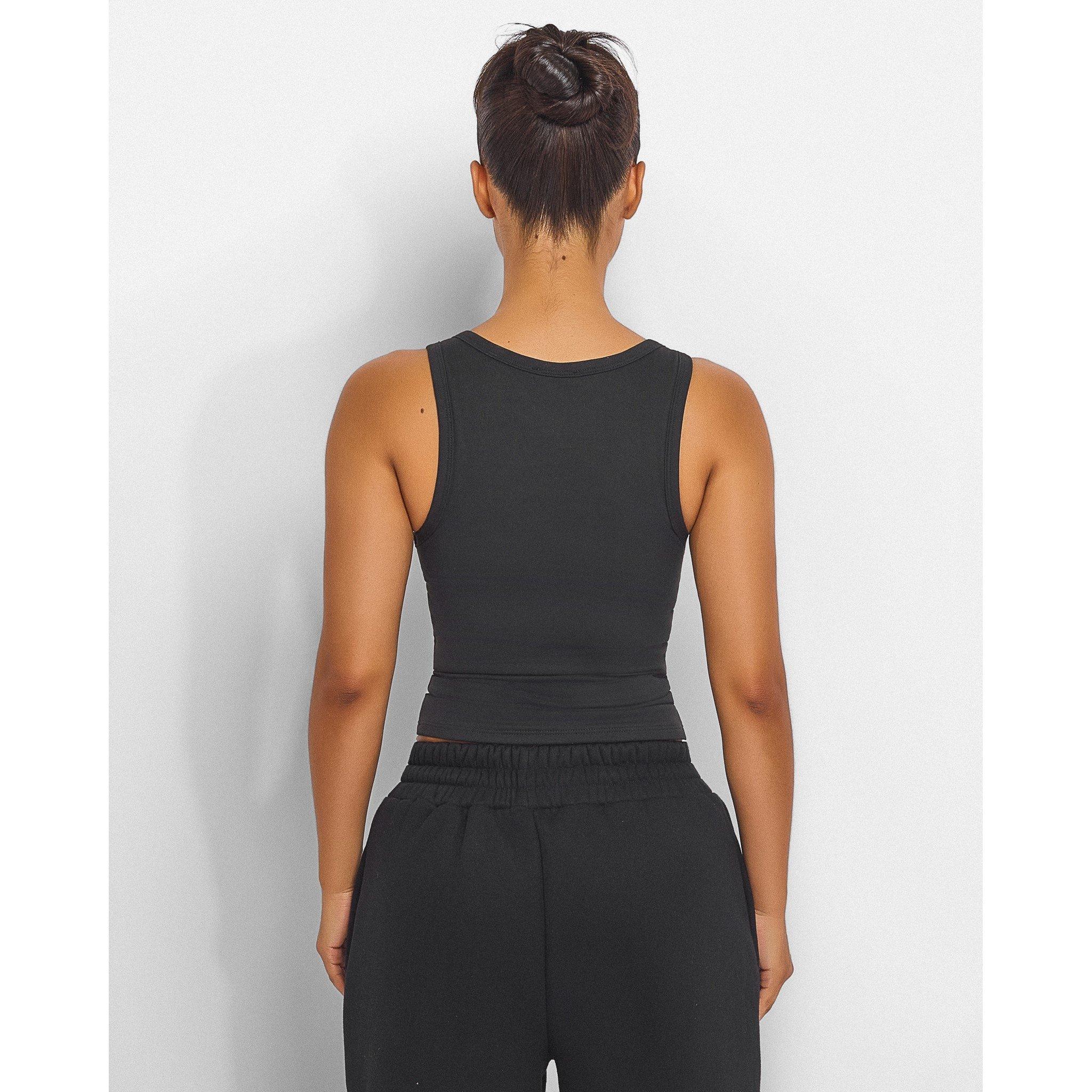Black - Mars The Label - Womens Sculpt Vest - 3