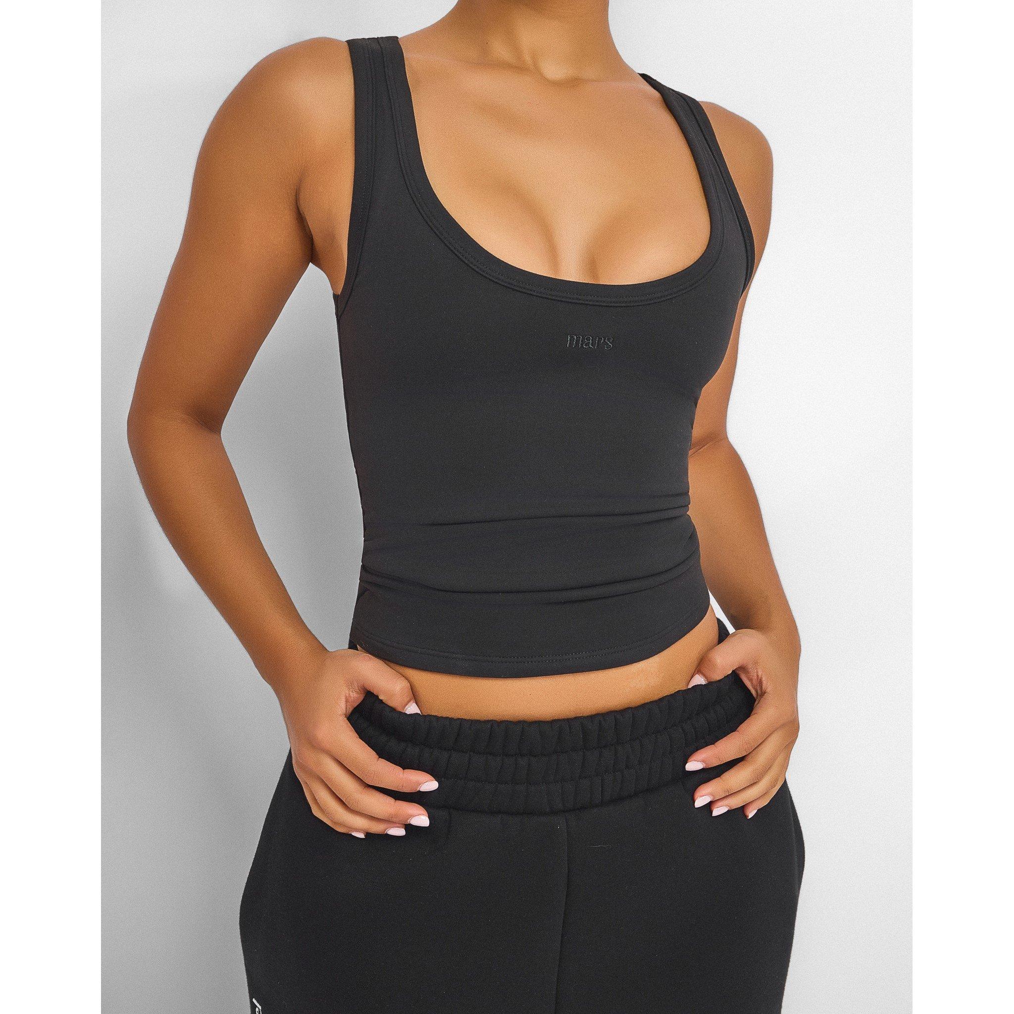 Black - Mars The Label - Womens Sculpt Vest - 4