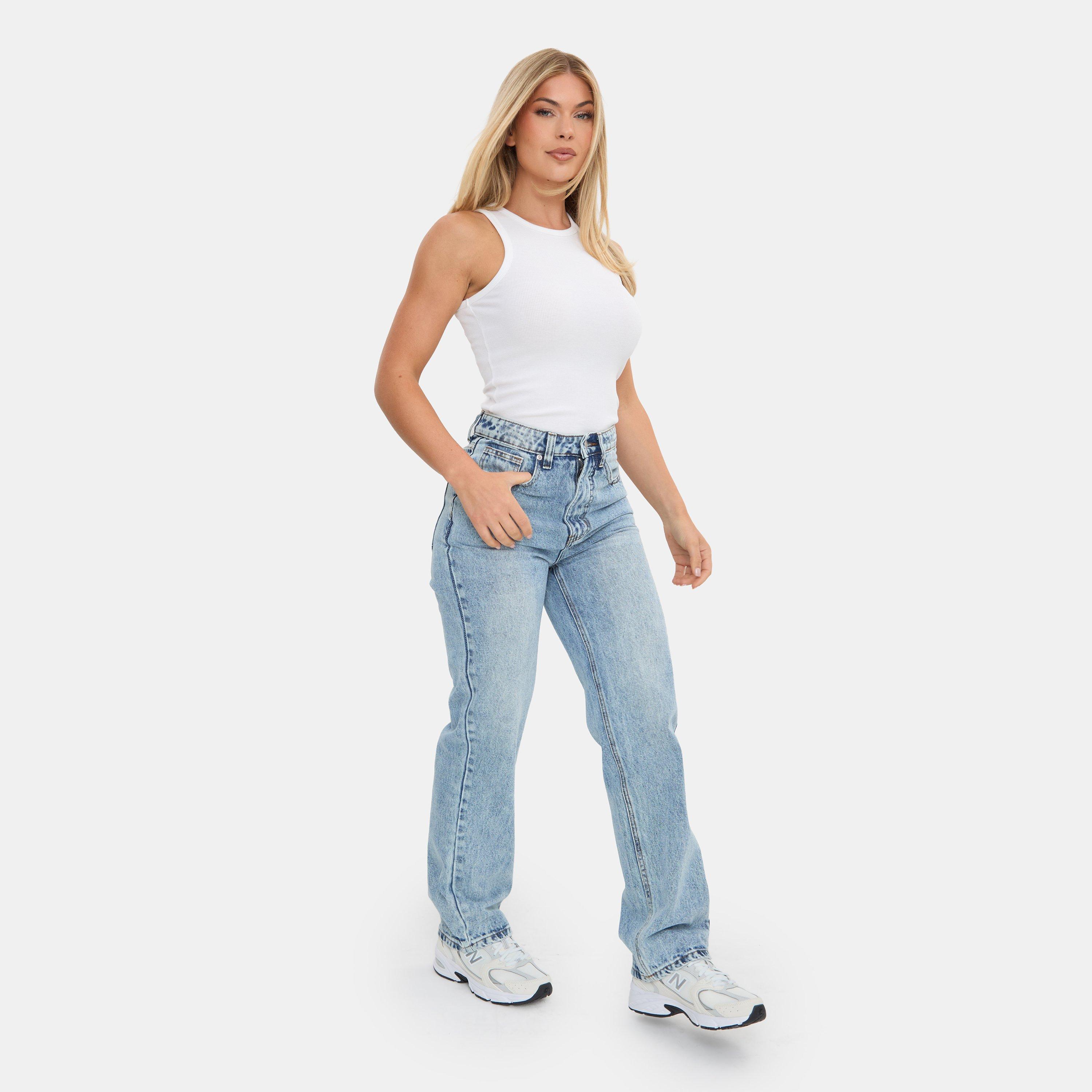 Light Wash - I Saw It First - Straight Jeans - 5