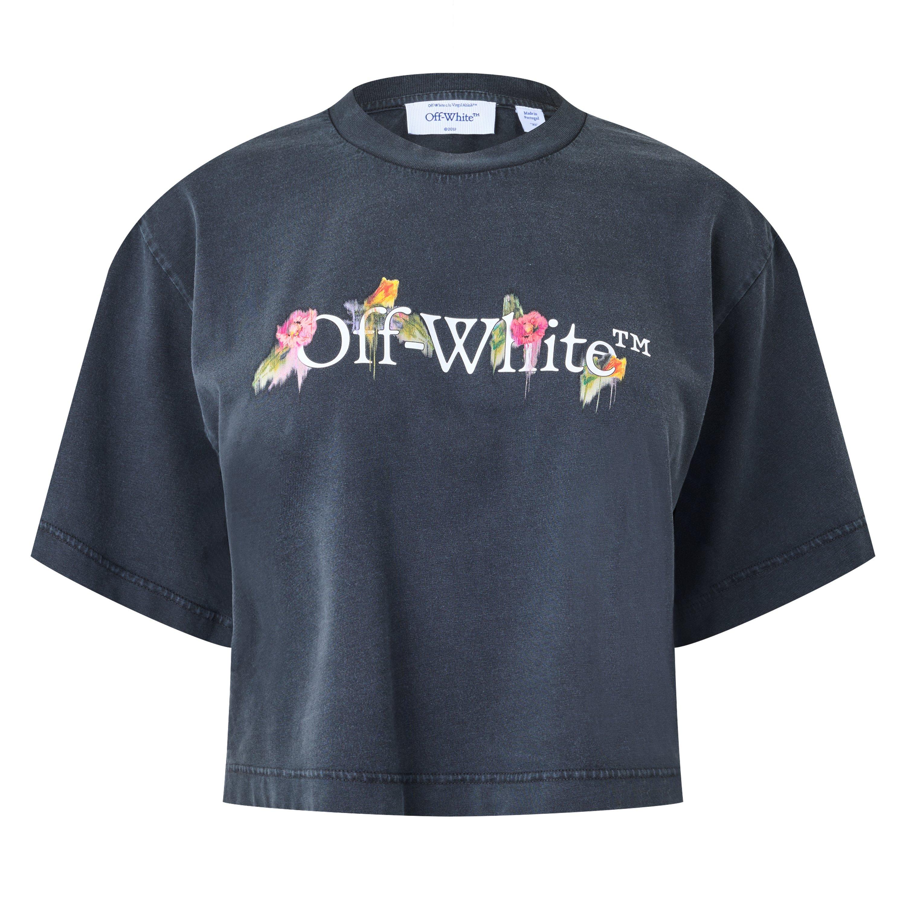 Blk/Wht - Off White - Off Flower Crop T Ld63 - 1