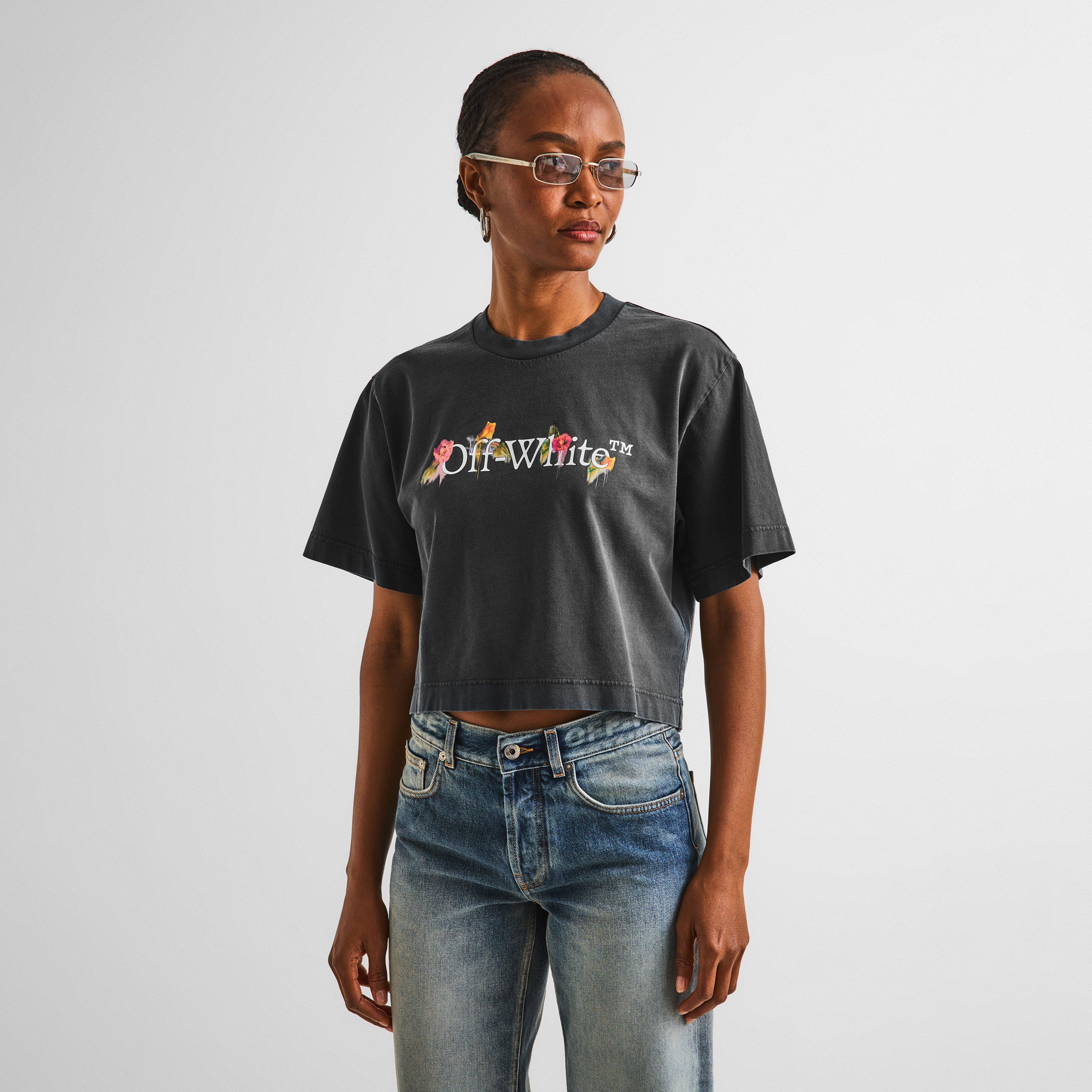 Blk/Wht - Off White - Off Flower Crop T Ld63 - 3