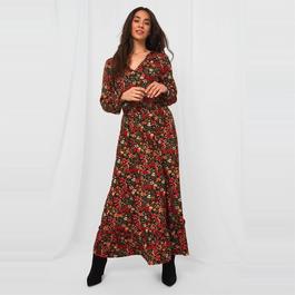 Joe Browns Ladies Floral V Neck Maxi Dress