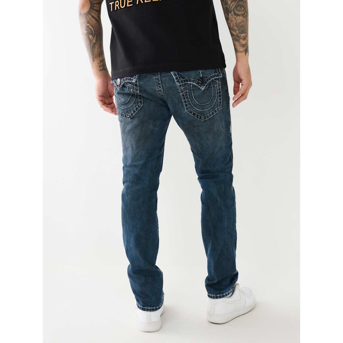 Slate Dark - True Religion - Rocco Super T Skinny Jeans Mens - 2
