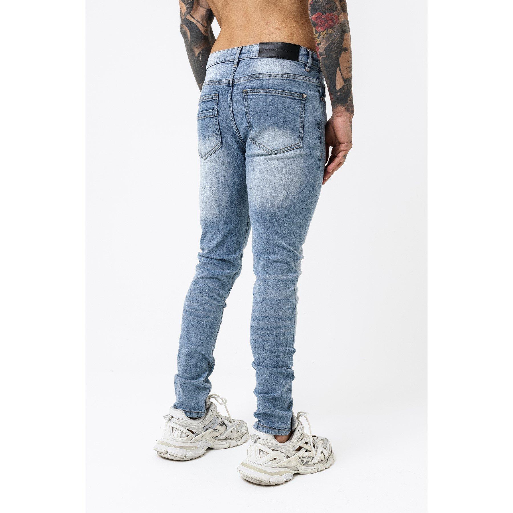 Plava - Good For Nothing - Skinny Jean Faded Blue - 3