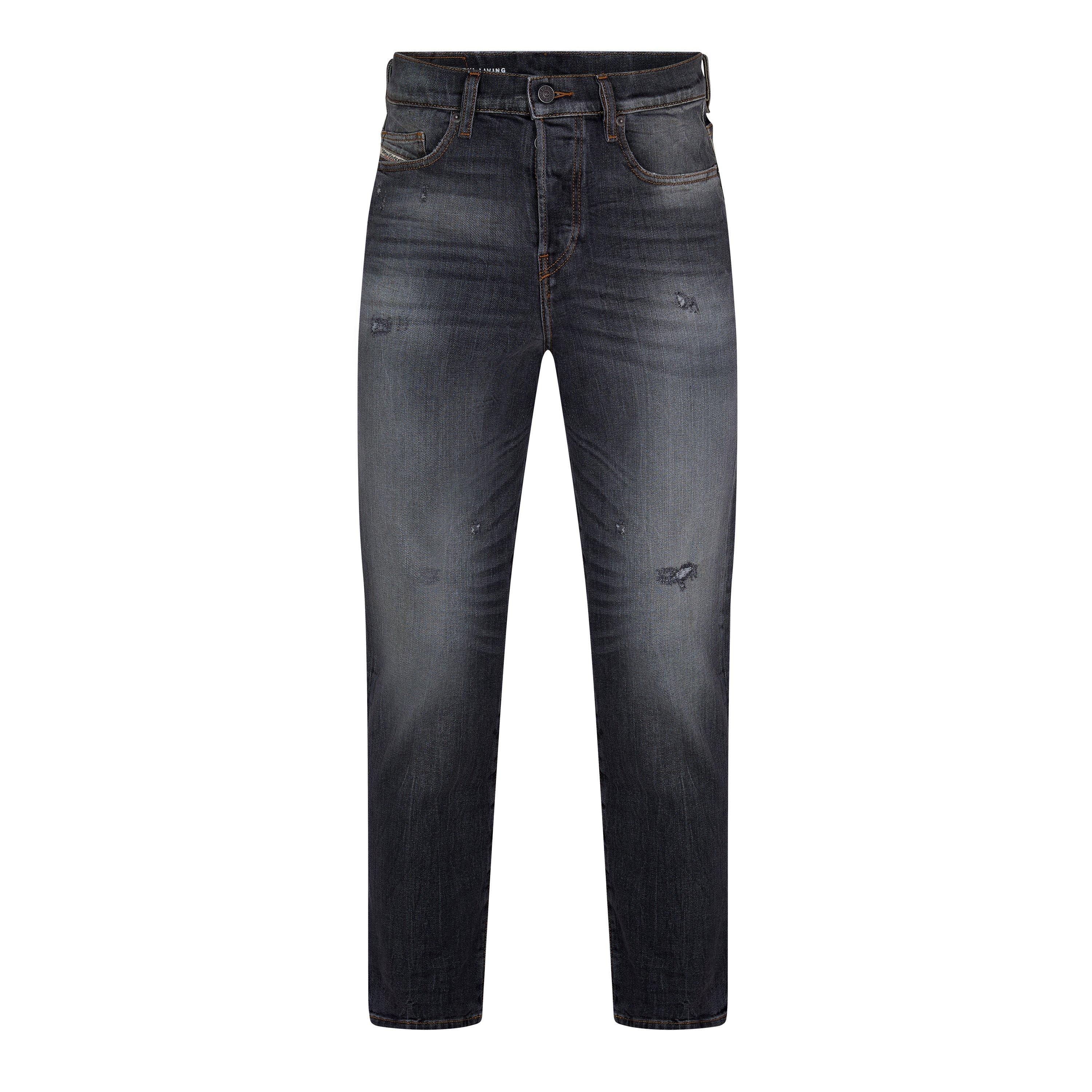 Diesel Men's Blk Gry Denim Vikr L30 Pntl