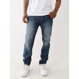 True Religion Rocco Slim Fit Mid-Rise Washed Jeans Mens