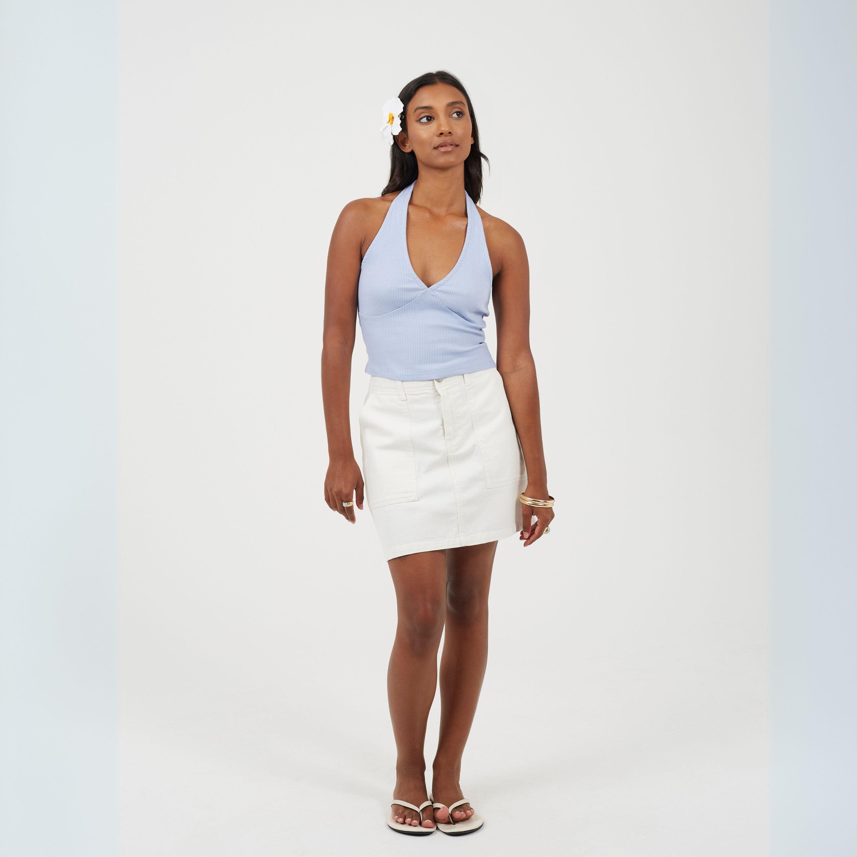 Blauw - Brave Soul - Cropped Top Ld99 - 4