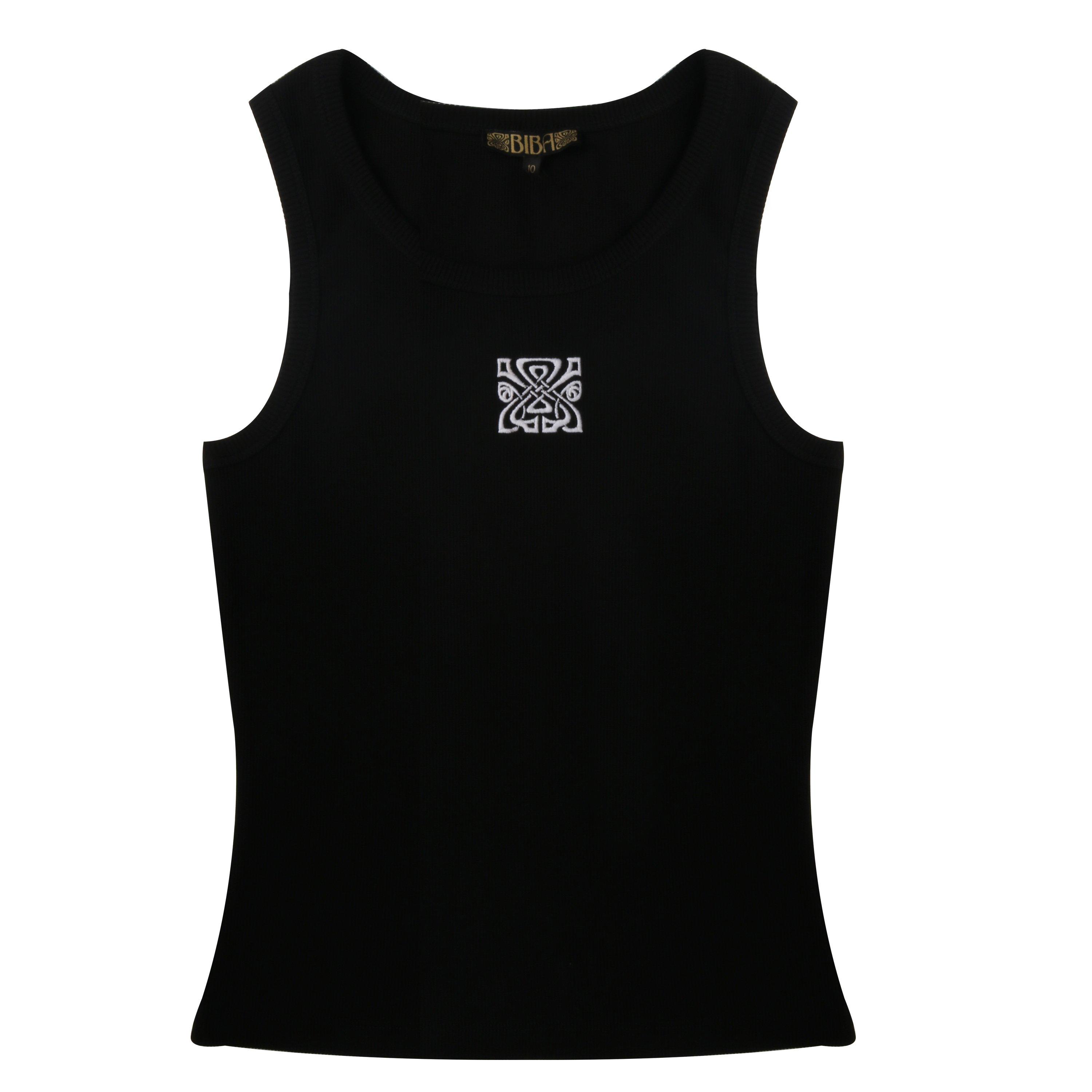 Black - Biba - Women's Logo Racerback Vest - 1