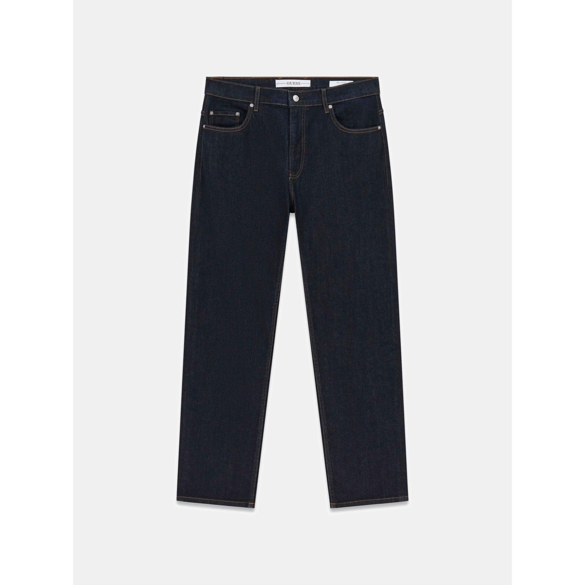 True Rinse Blue - Guess - Men's Damon SFit Straight Leg Jeans - 1