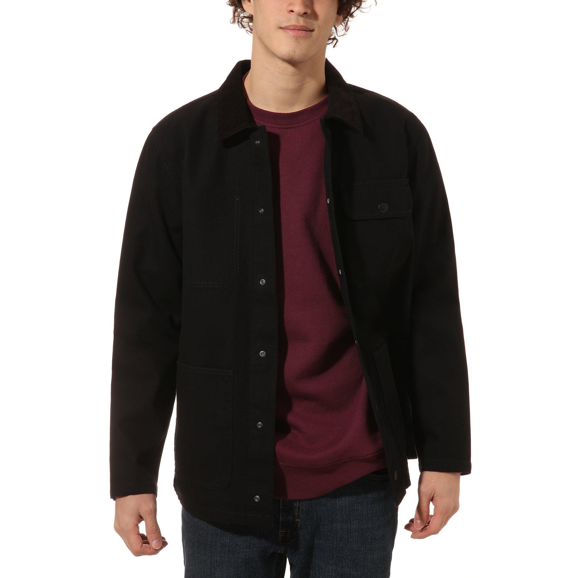 Black - Vans - Men's Drill Chore Utility Field Jacket - 2