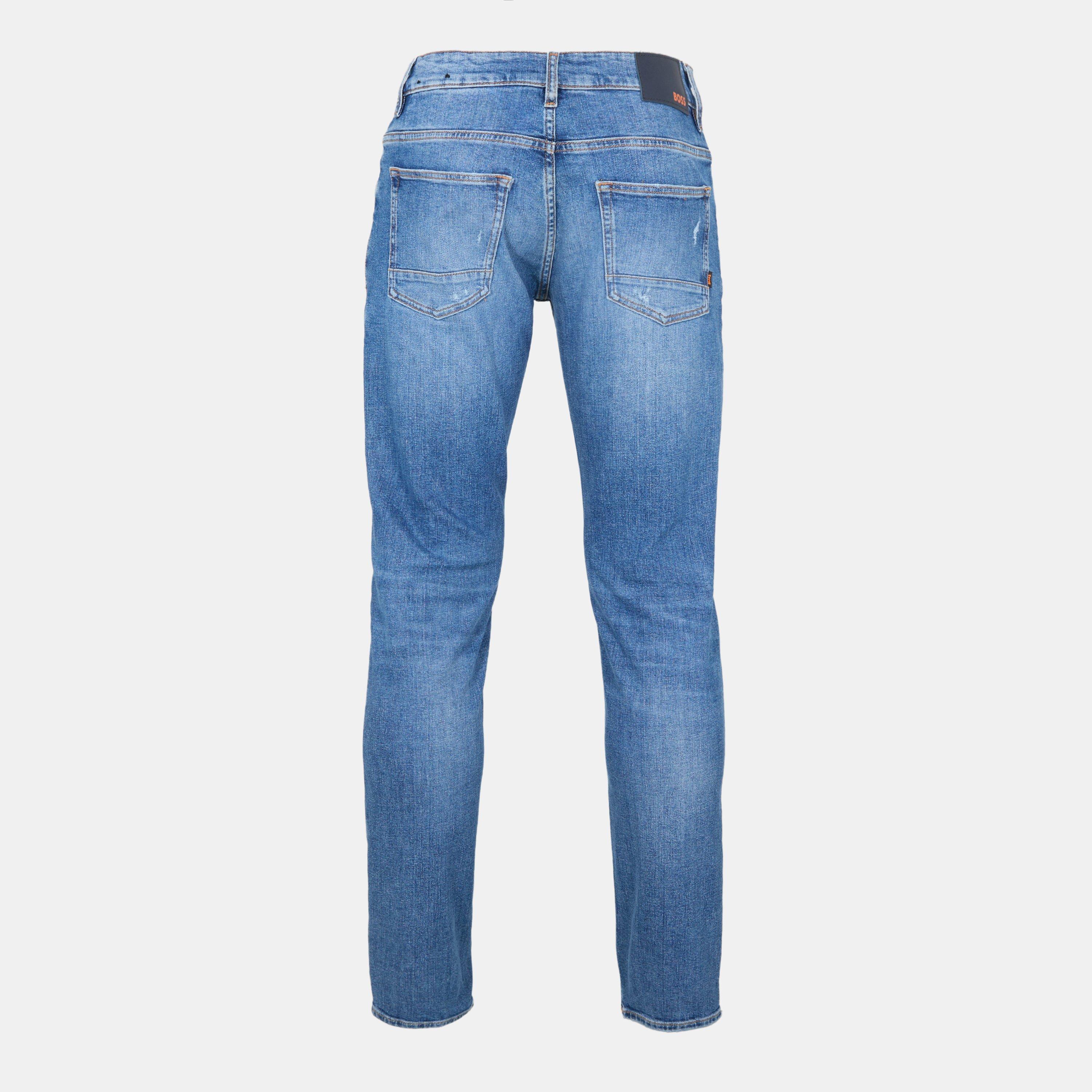 Turquoise/Aqua - Boss - Men's Delaware Bc L C Skinny Jeans - 2