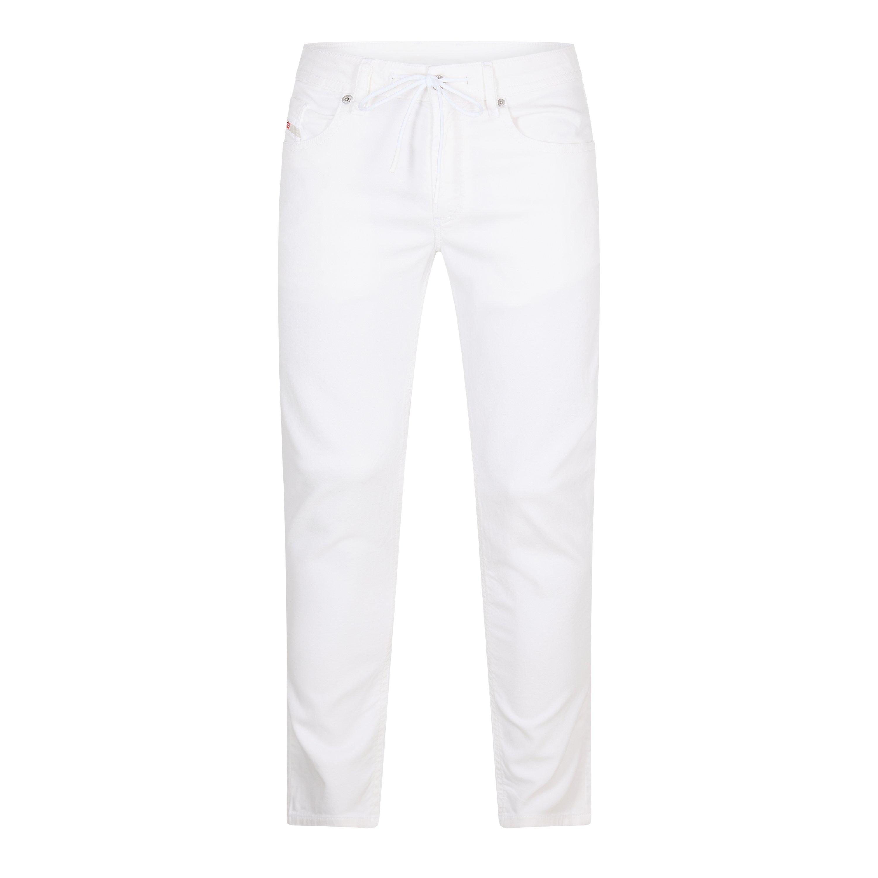 White - Diesel - Men's Straight Leg Jeans - 1