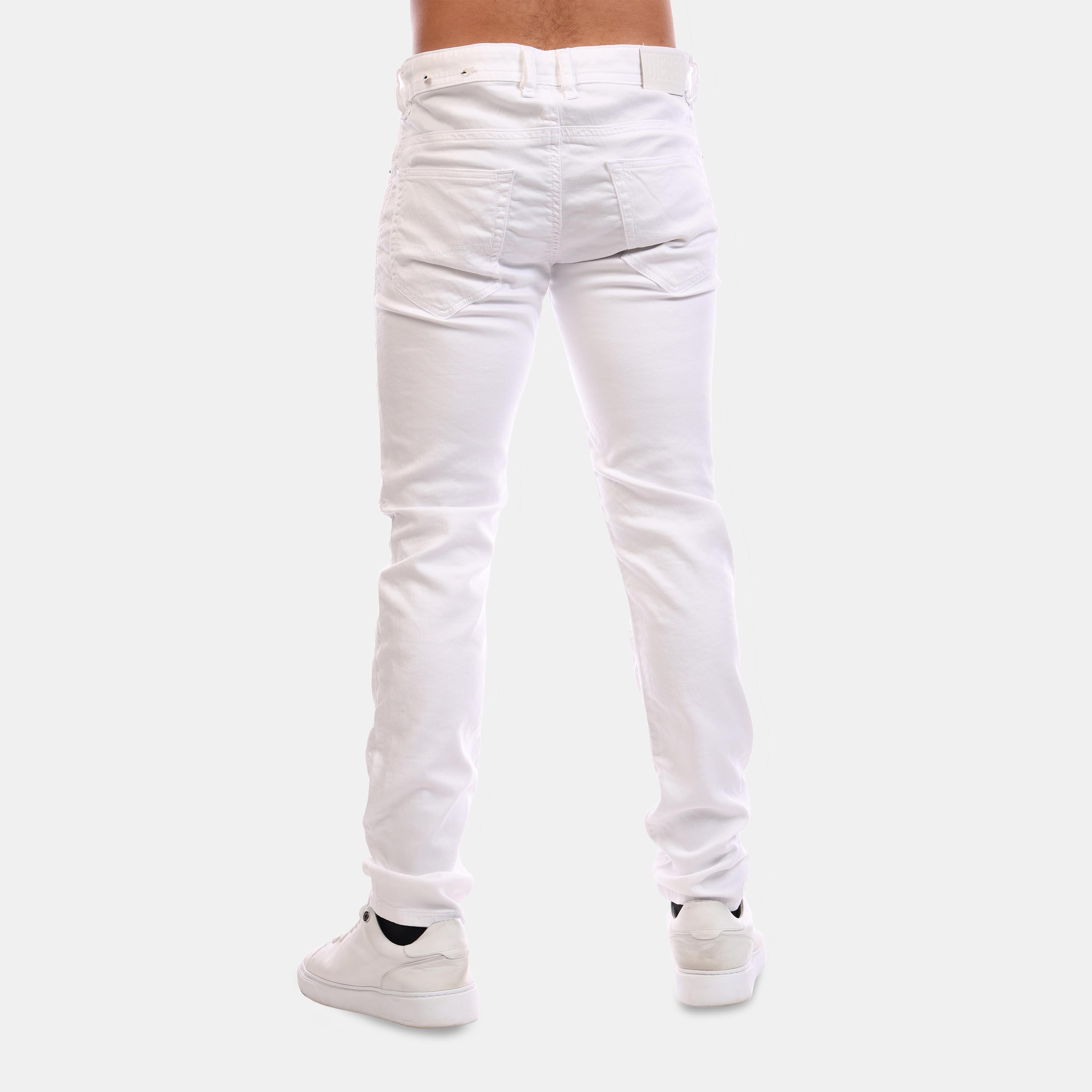 White - Diesel - Men's Straight Leg Jeans - 4