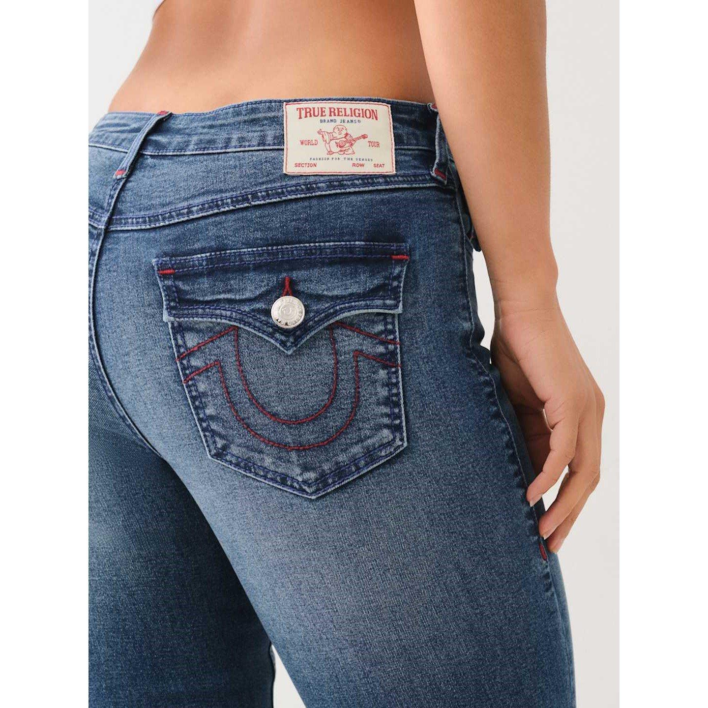 Med Blizzard - True Religion - Billie Mid Rise Jeans Womens - 3