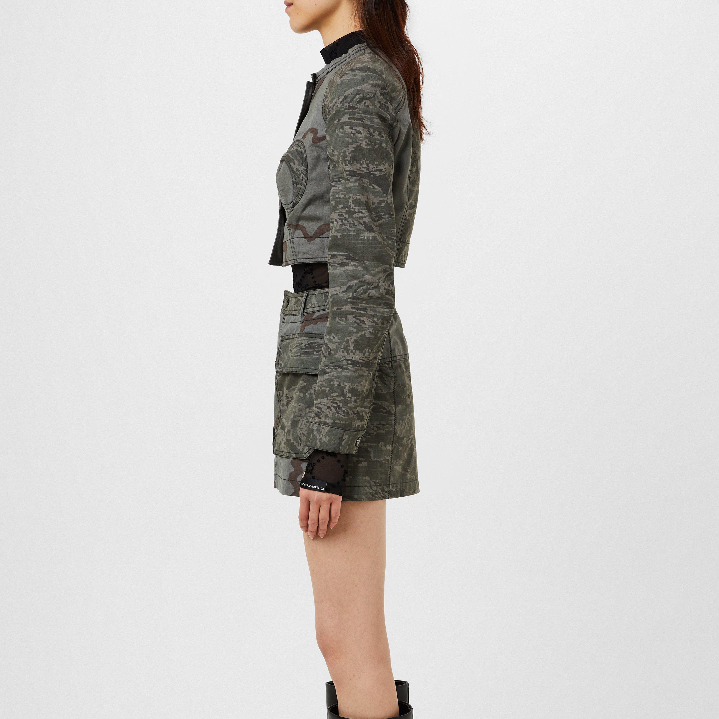 Dark Grey - Marine Serre - Regen Camo Jacket - 2