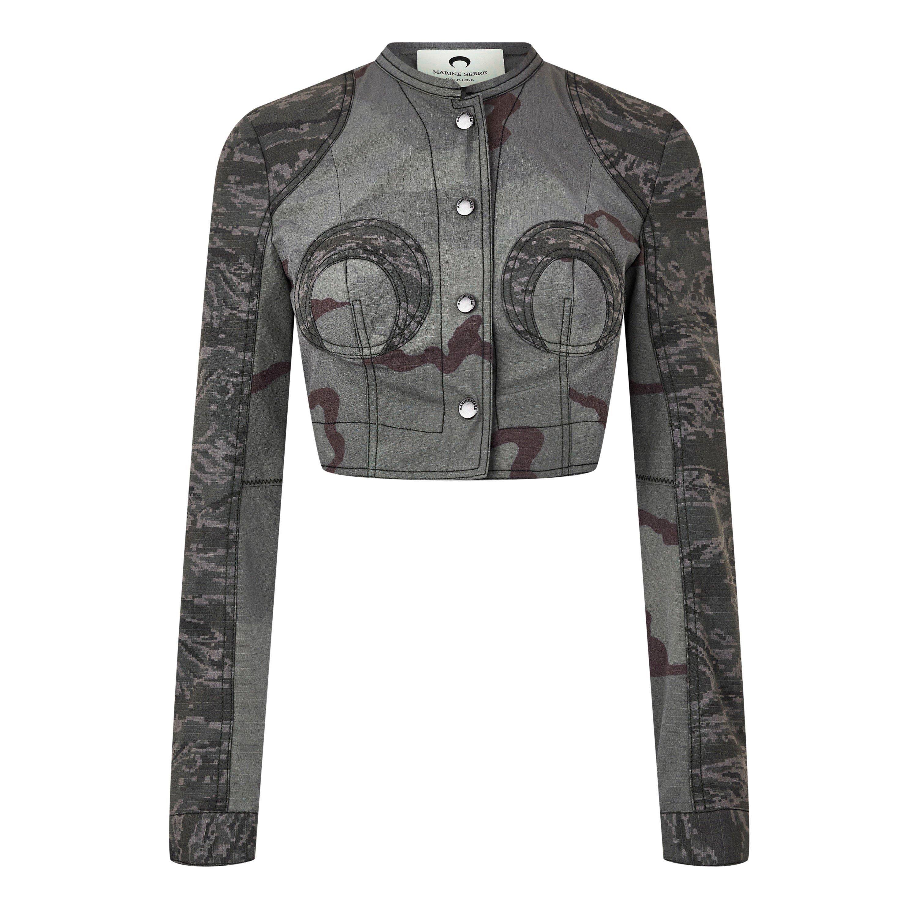 Dark Grey - Marine Serre - Regen Camo Jacket - 5