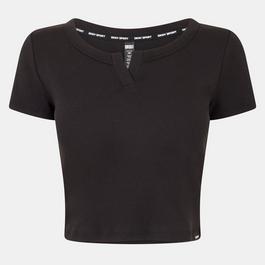 DKNY Rib T-Shirt Ld99