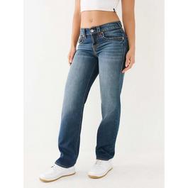 True Religion TR Ricki Big T Straight Jeans Womens