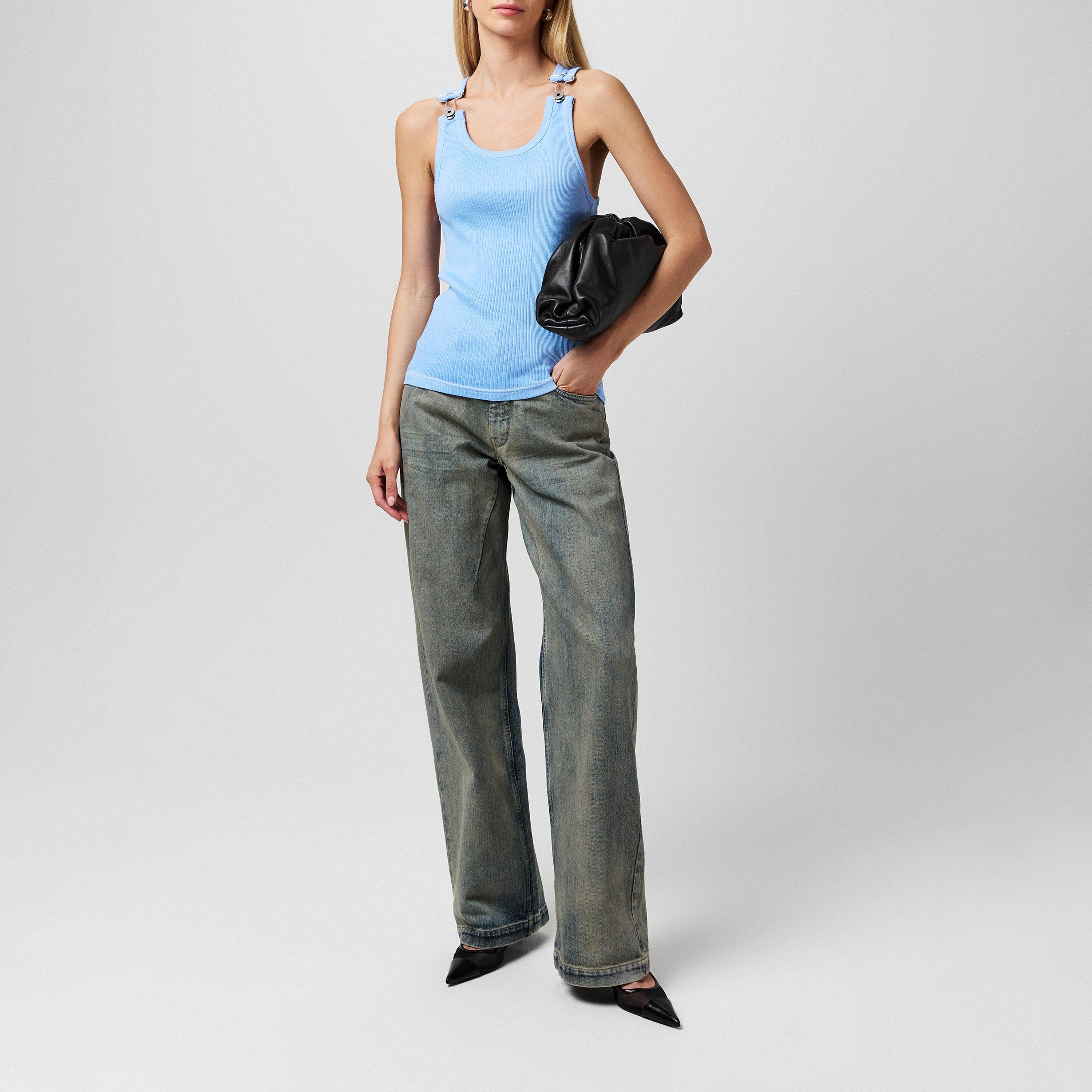 Baby Blue - Jean Paul Gaultier - Women's Tank Vest - 4